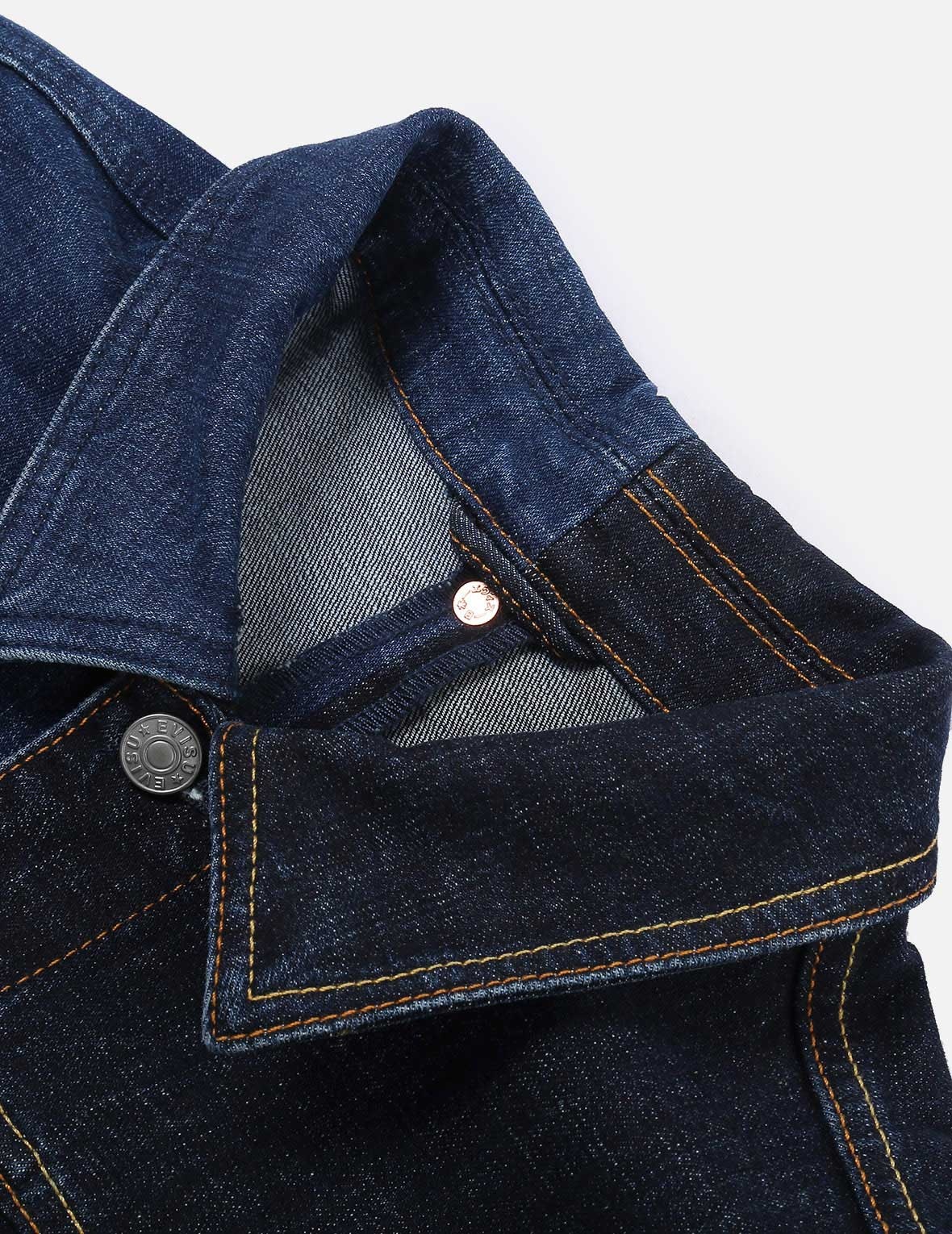 DAICOCK INSERTED 2-TONE DENIM JACKET - 7