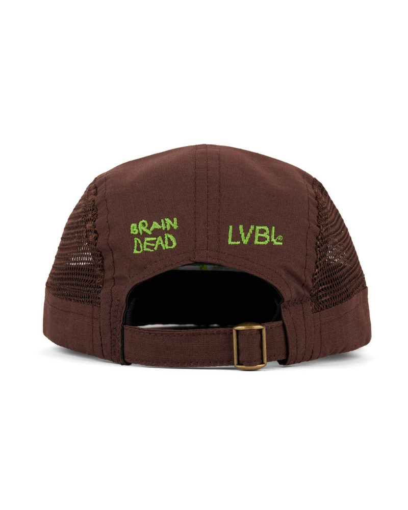 BRAIN DEAD Brain Dead Equipment Deadball Racquet Club Hat - Brown outlook
