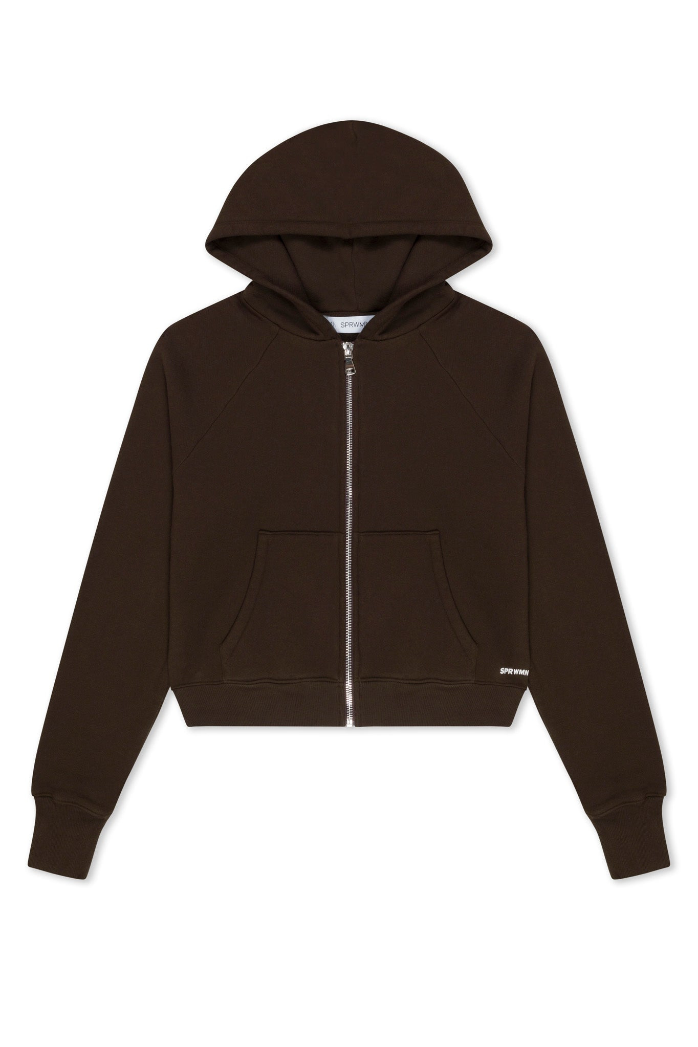 AMERICANO COTTON SHRUNKEN ZIP UP HOODIE - 5