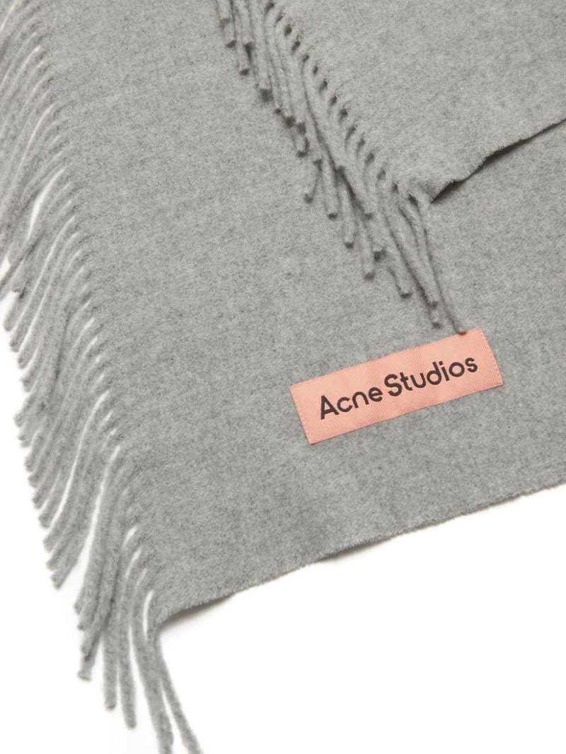 Acne Studios fringed-edge scarf outlook