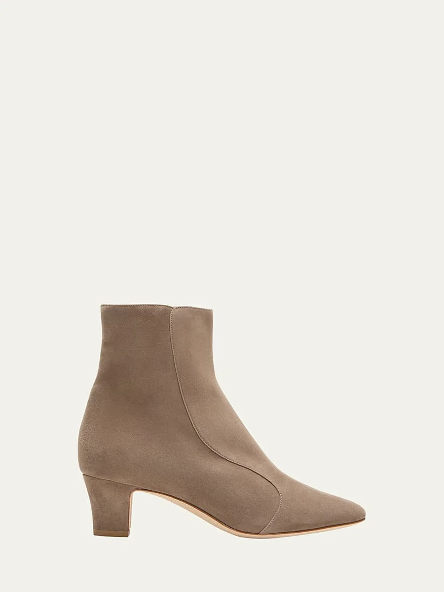 Myconia Suede Ankle Booties - 1