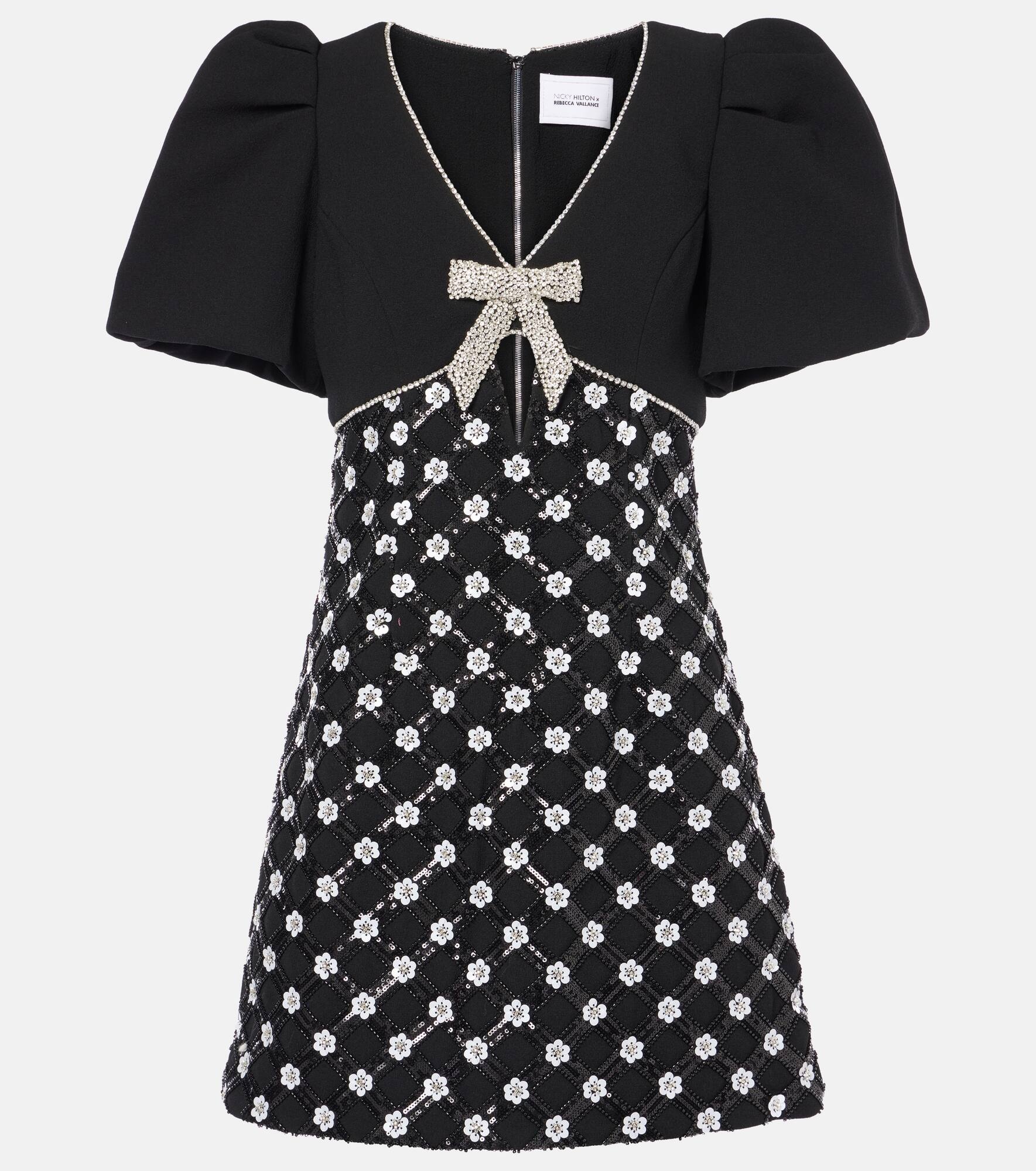 新作【Rebecca Vallance】Alivia embellished minidress REBECCA VALLANCE Alivia embellished minidress | REVERSIBLE