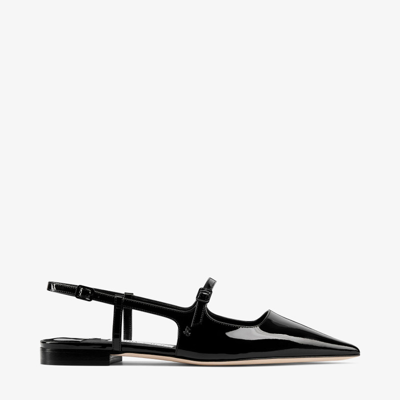 Didi Flat Black Patent Leather Flats - 1