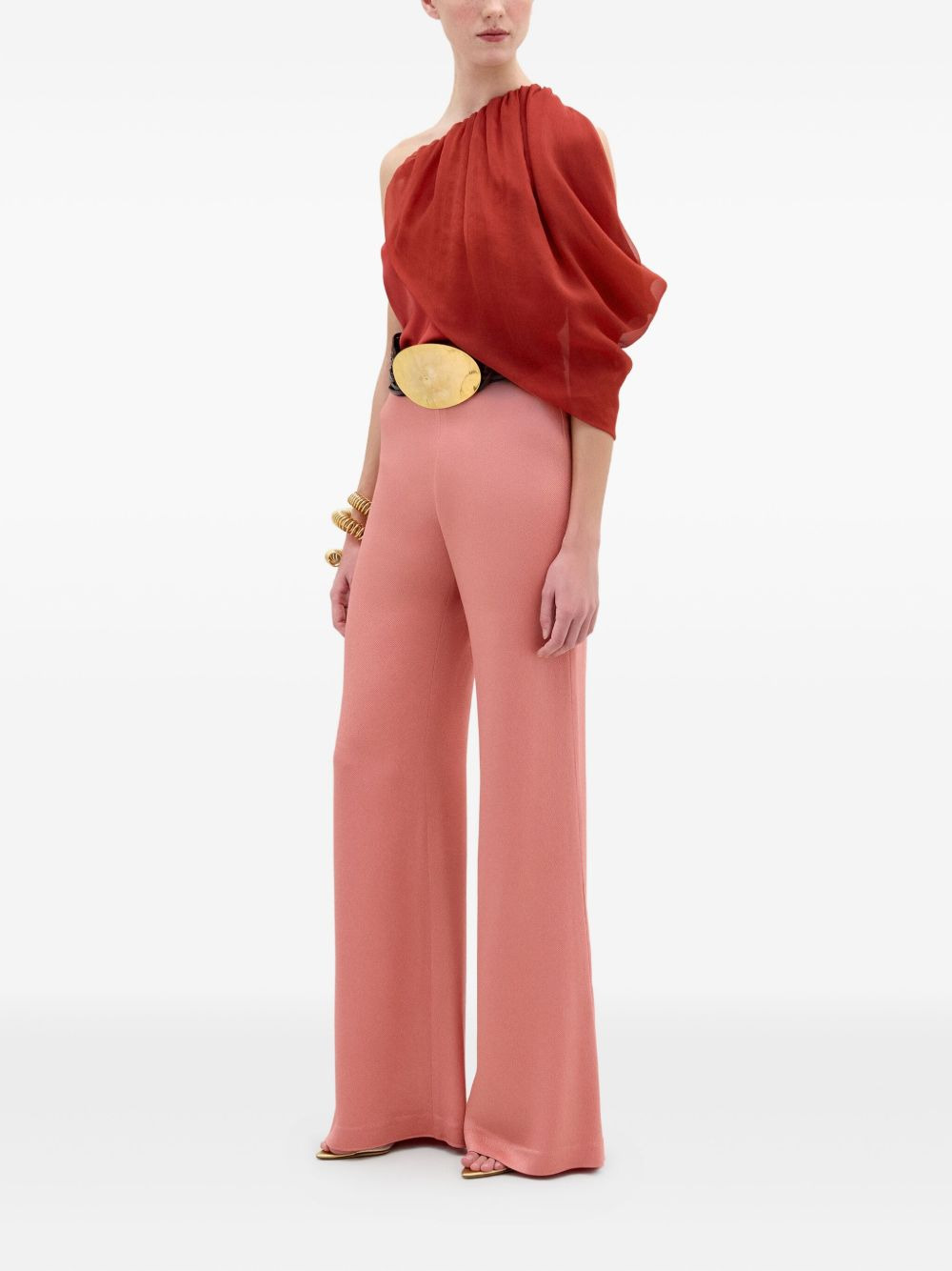 Palermo flat-front trousers - 2