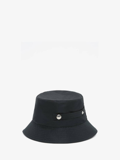 Alexander McQueen Mcqueen Graffiti Bucket Hat in Black/ivory outlook