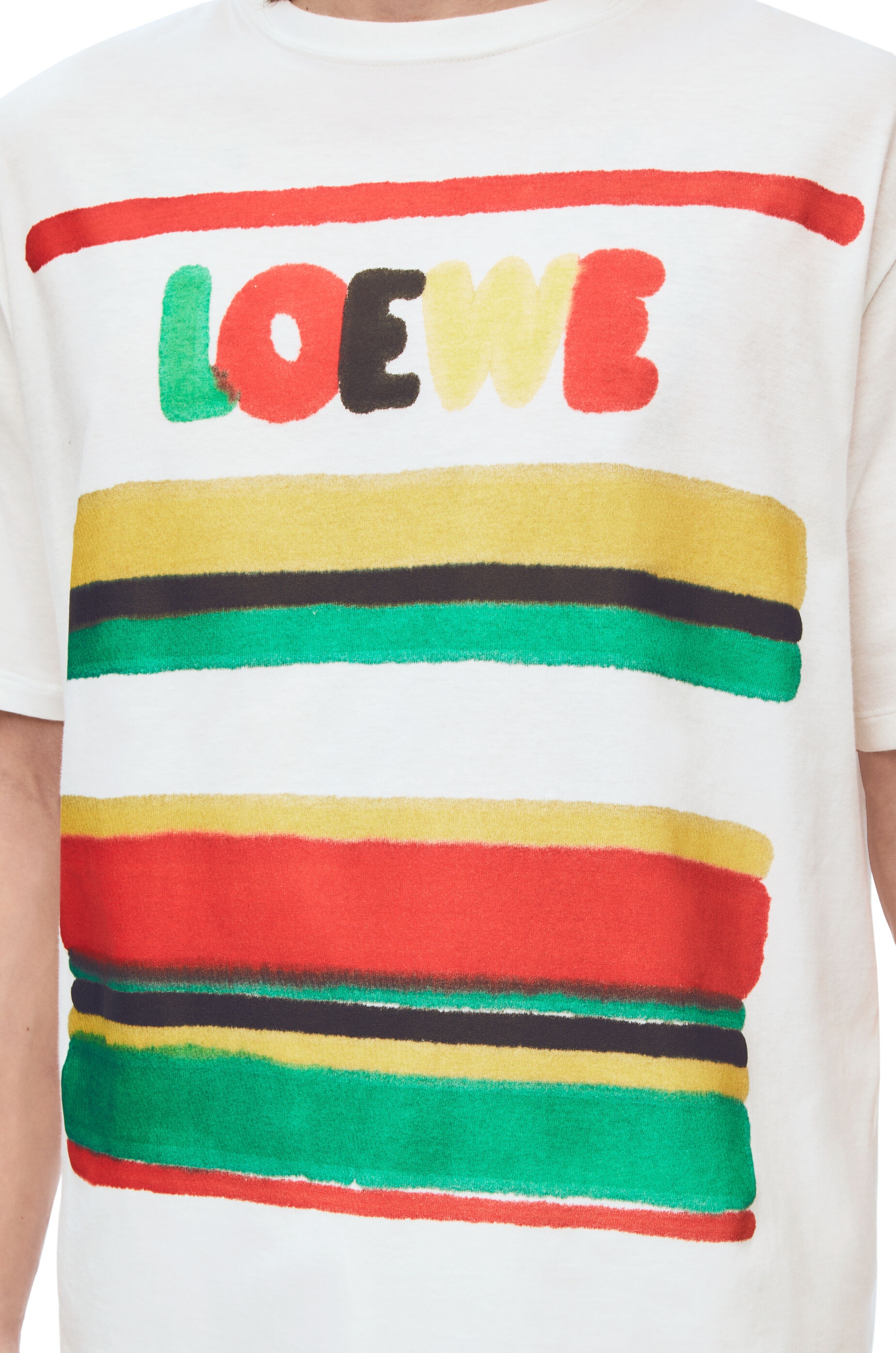 LOEWE stripes T-shirt in cotton - 5