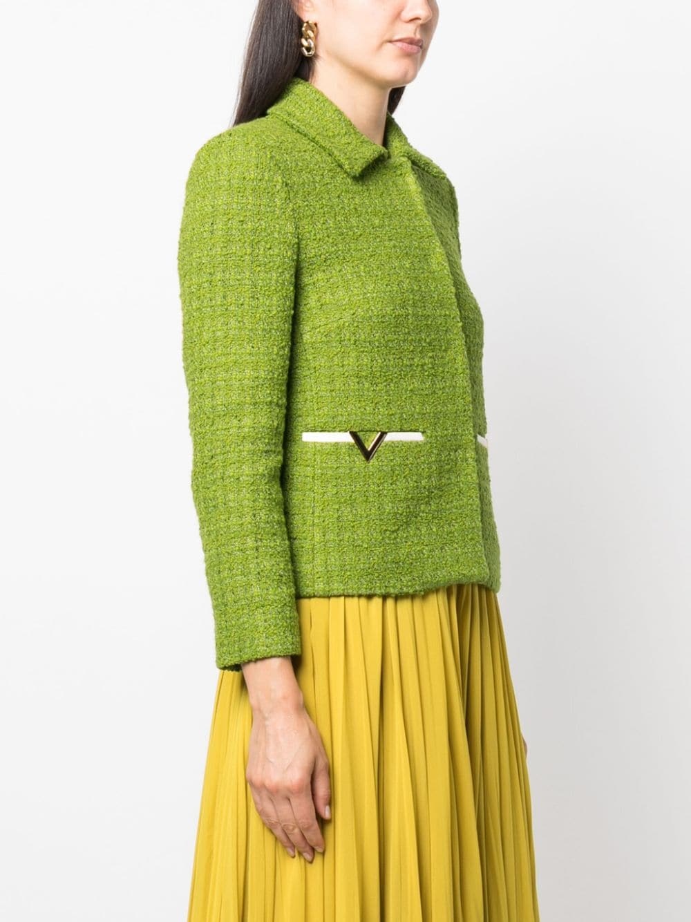 VGold tweed jacket - 3