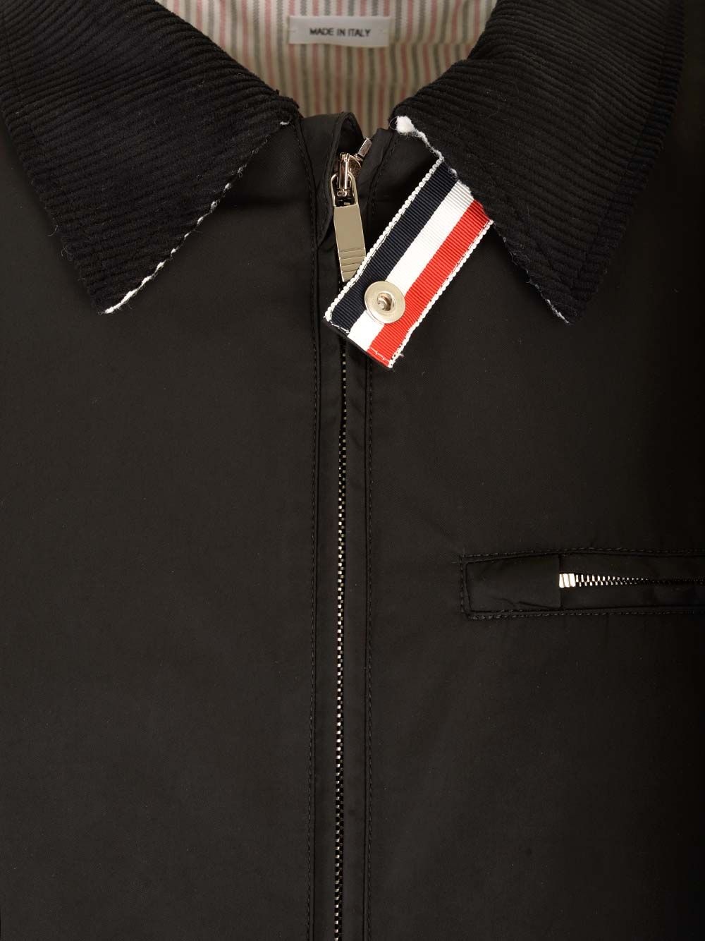 Concealed Zip Golf Jacket Jackets Black - 3