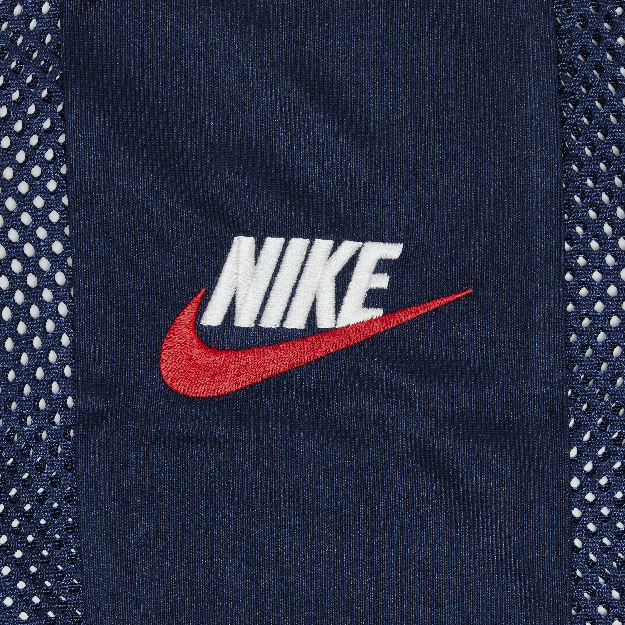 Supreme x Nike Mesh Short-Sleeve Shirt 'Navy' - 3