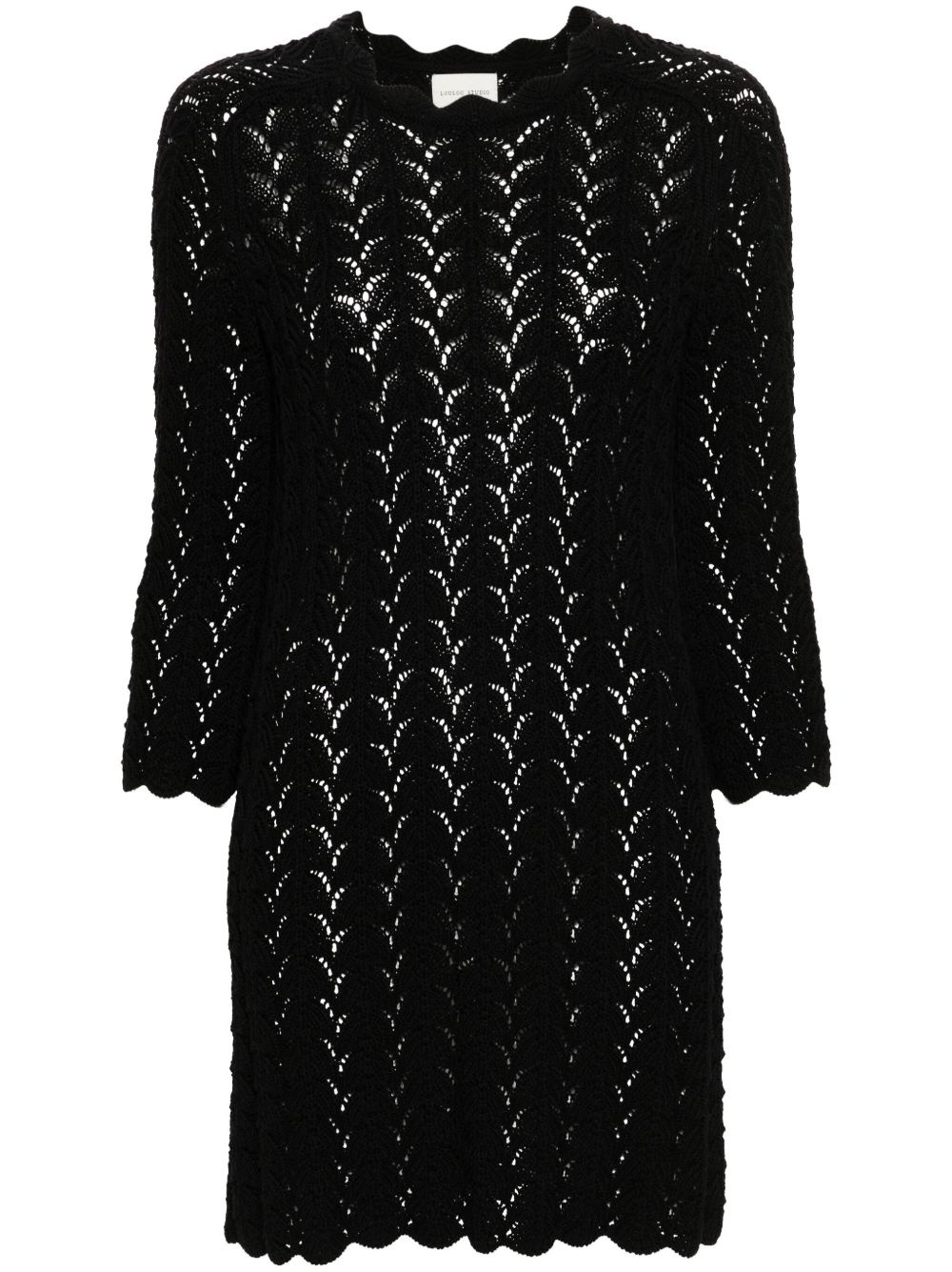 Ditu open-knit minidress - 1
