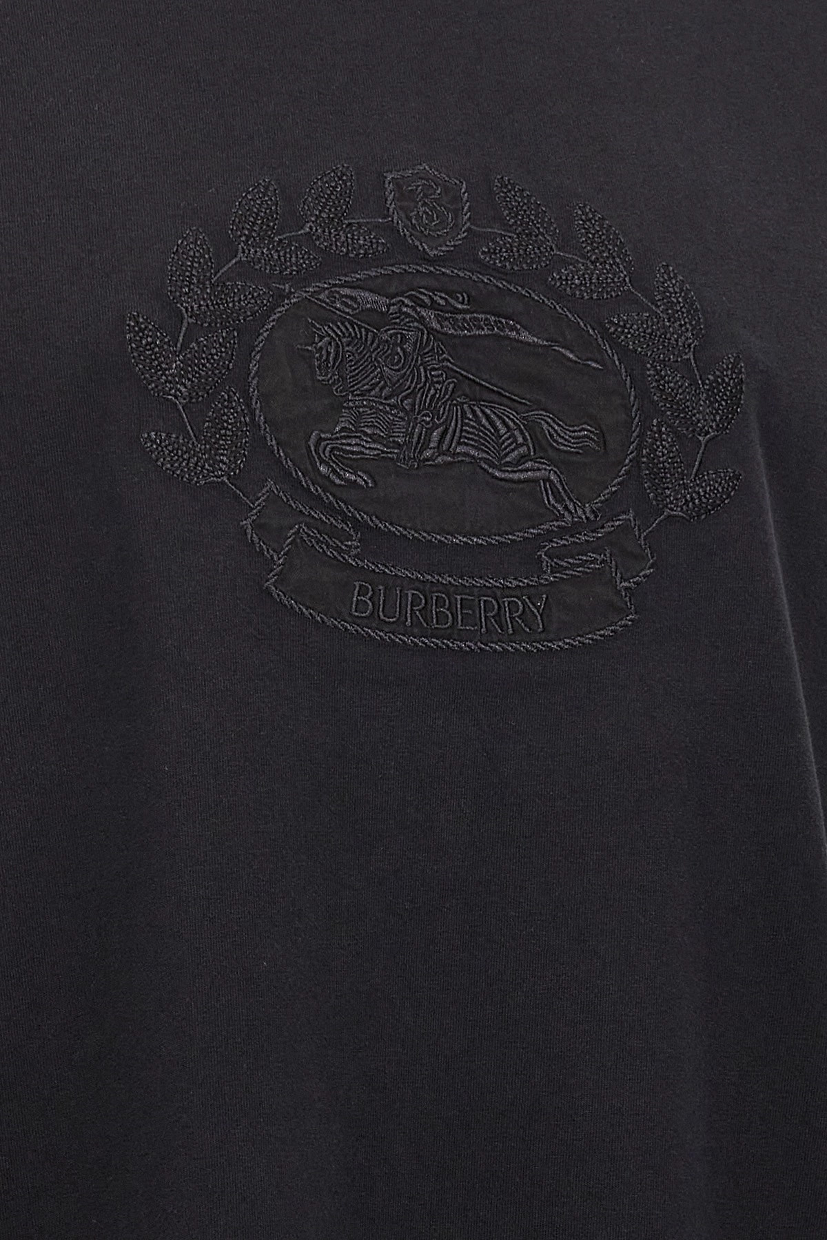 Logo embroidery t-shirt - 4