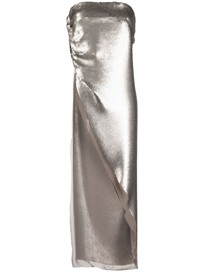 Luxor asymmetric sequinned top 1