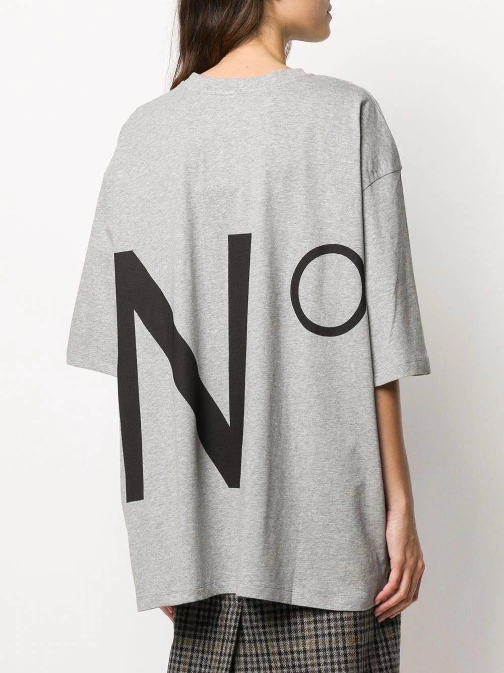 oversized logo print T-shirt - 4