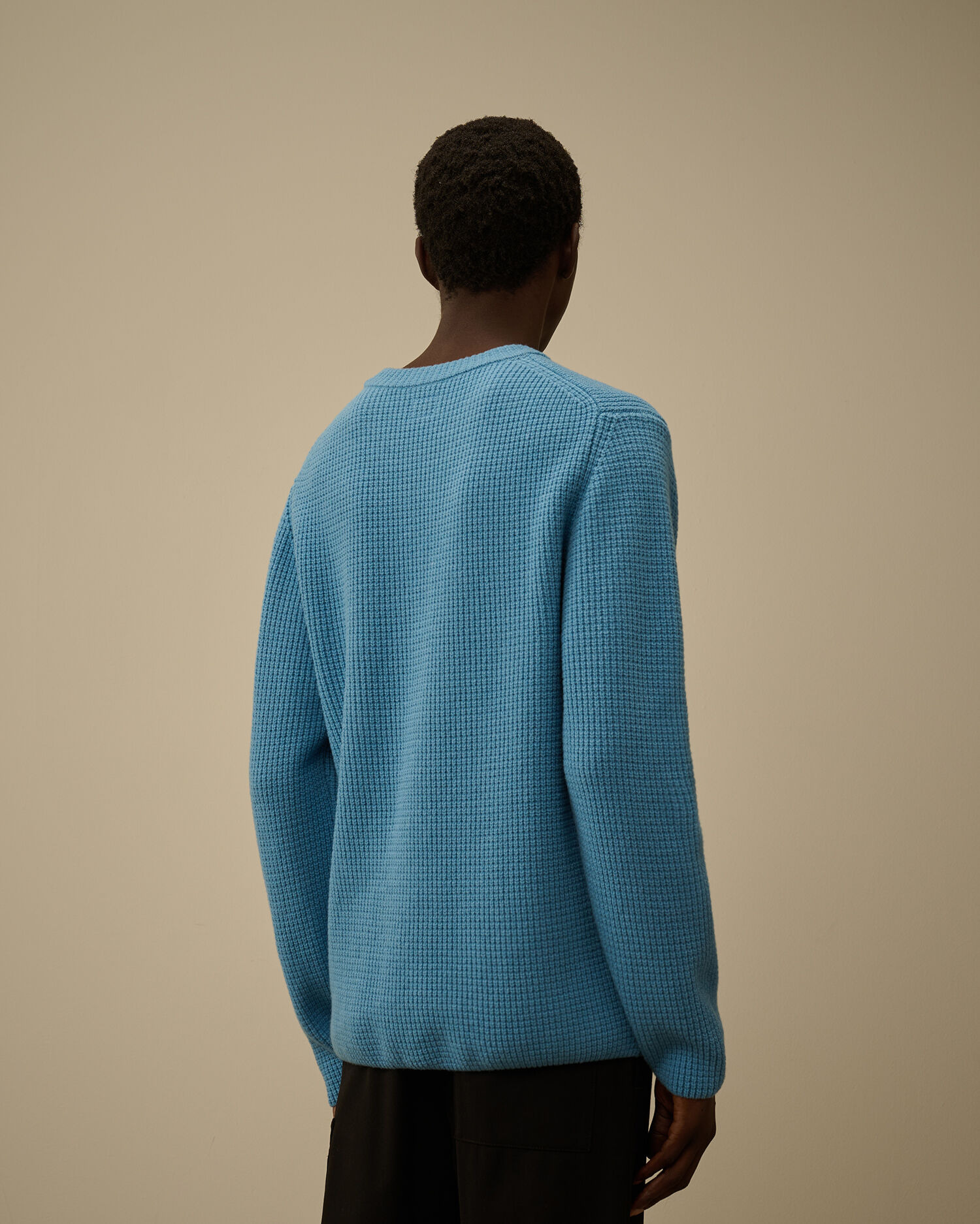 Lambswool GRS Crewneck Lens Sweater - 4