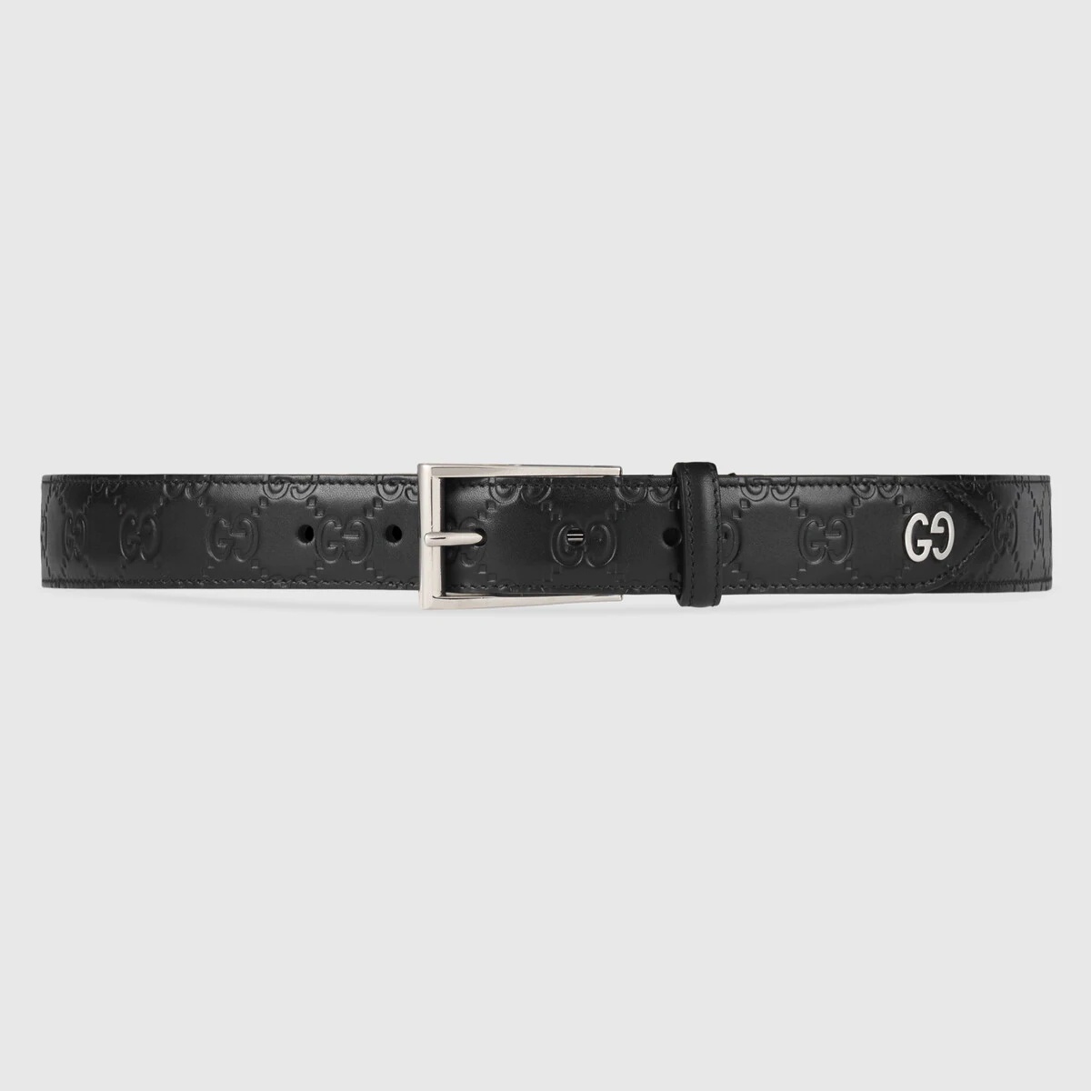 Gucci Signature belt with GG detail - 1