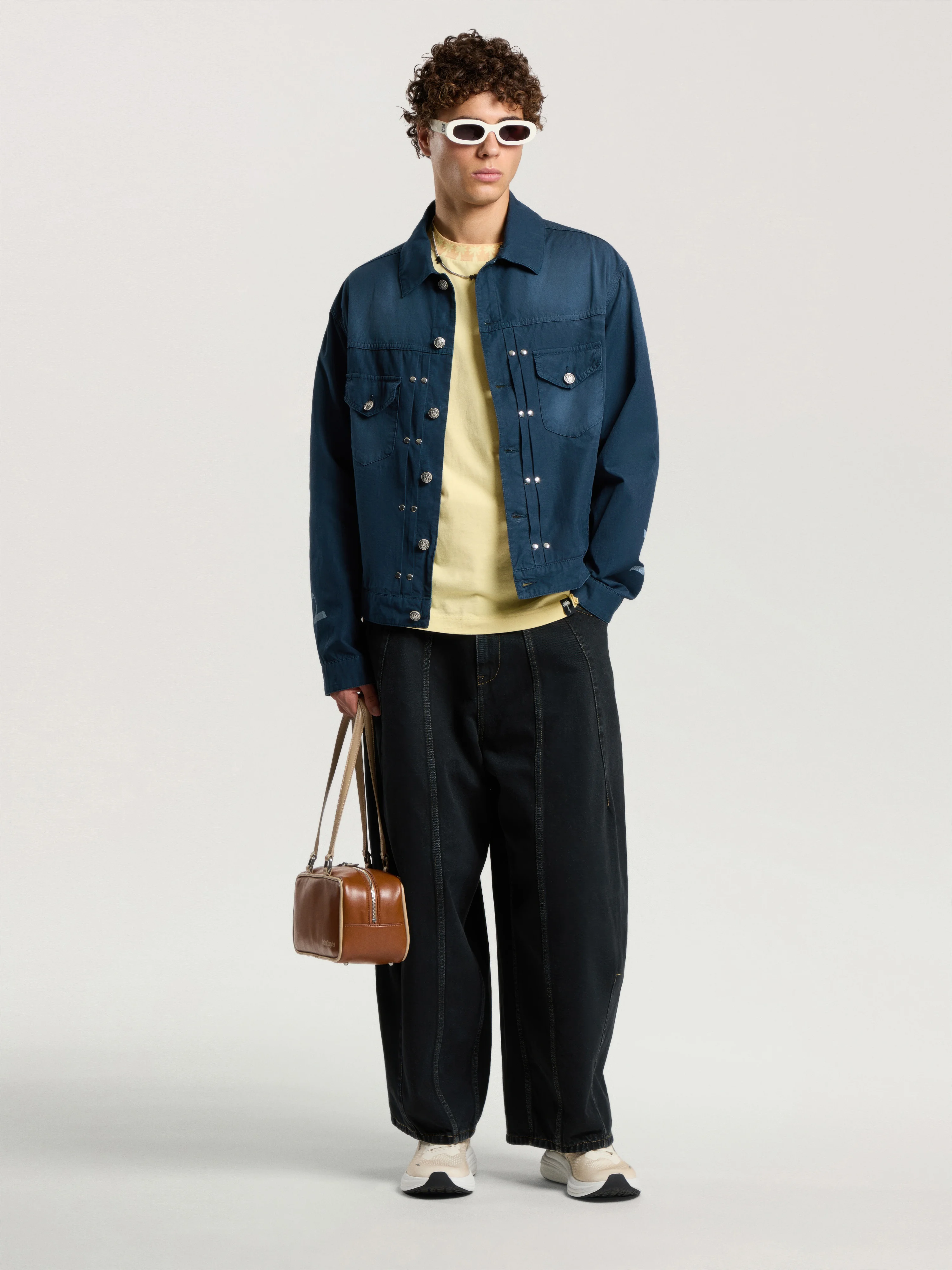 Palm Ribbed Regular T-Shirt - 1