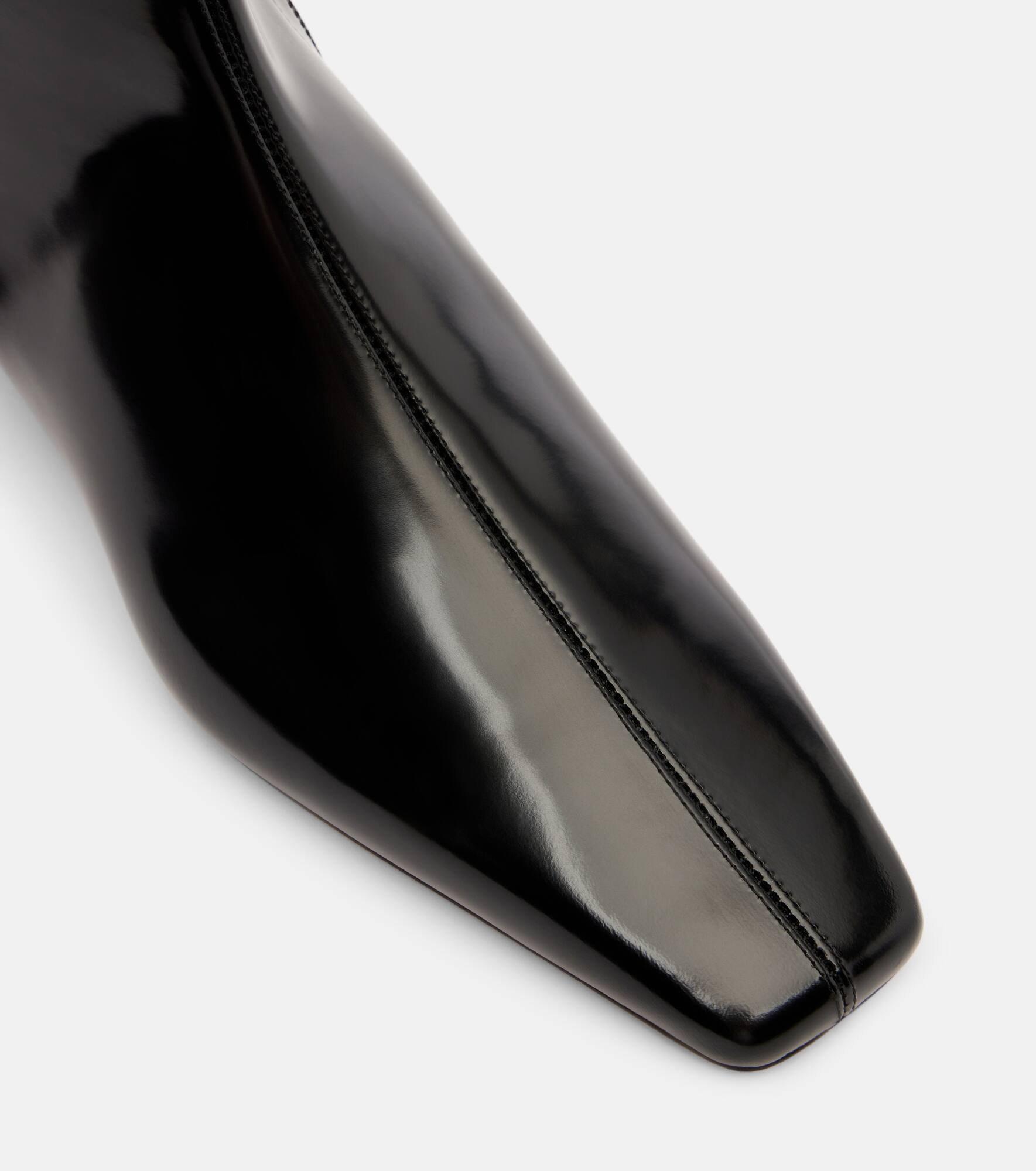 Patent leather ankle boots - 5