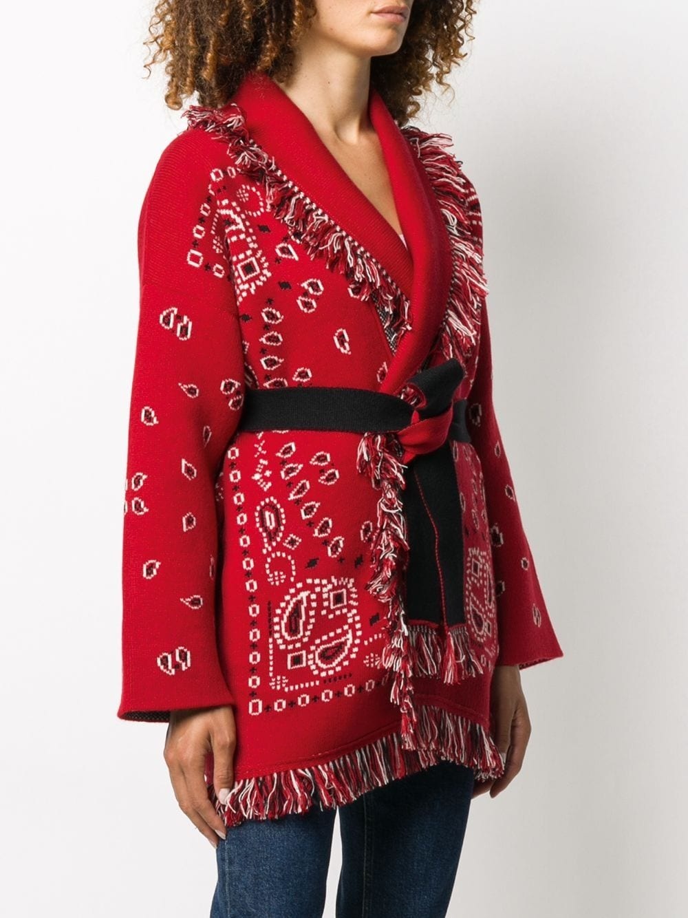 La Scala bandanna-print cardigan - 3