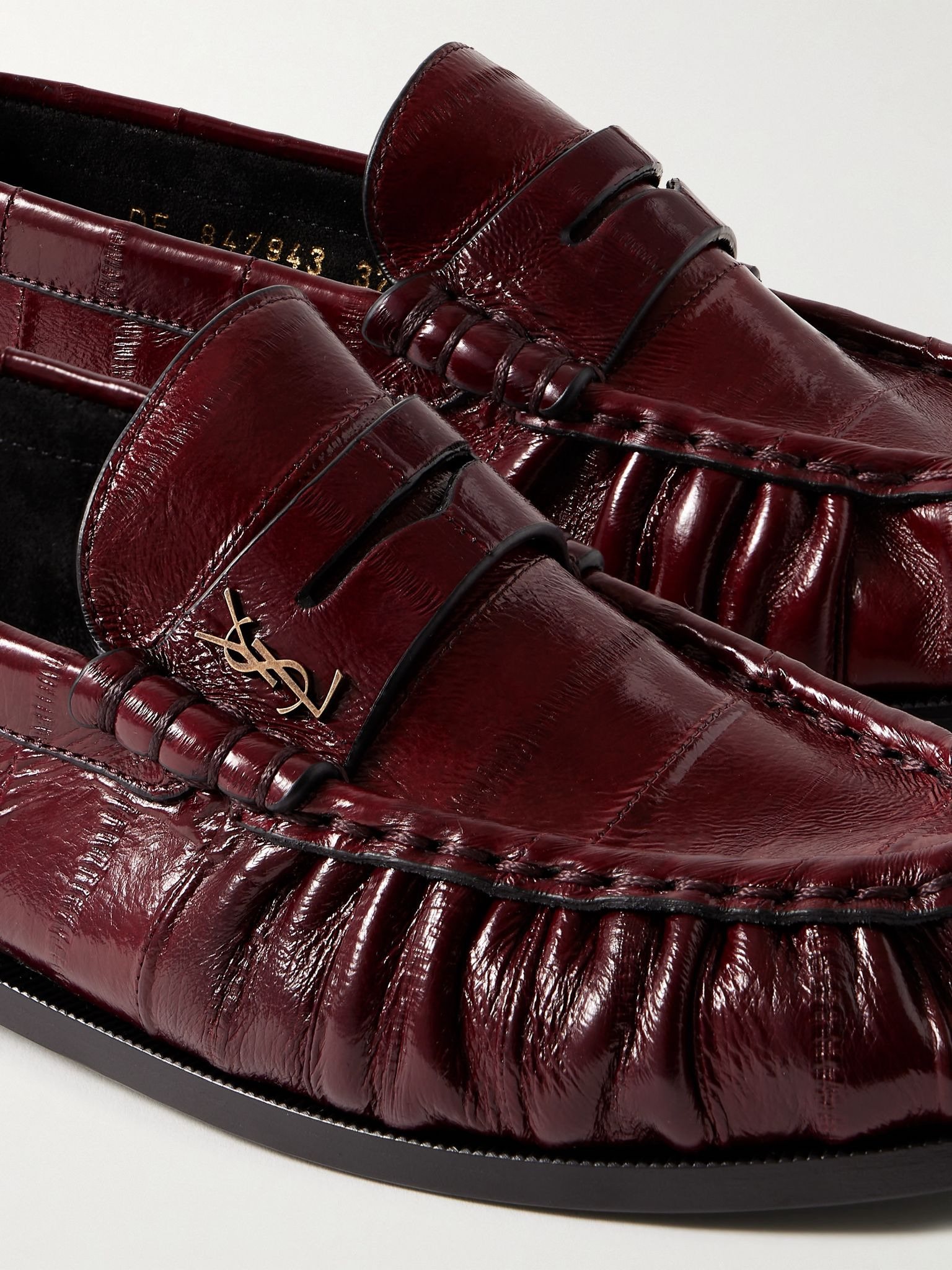 Le Loafer eel loafers Burgundy - 4