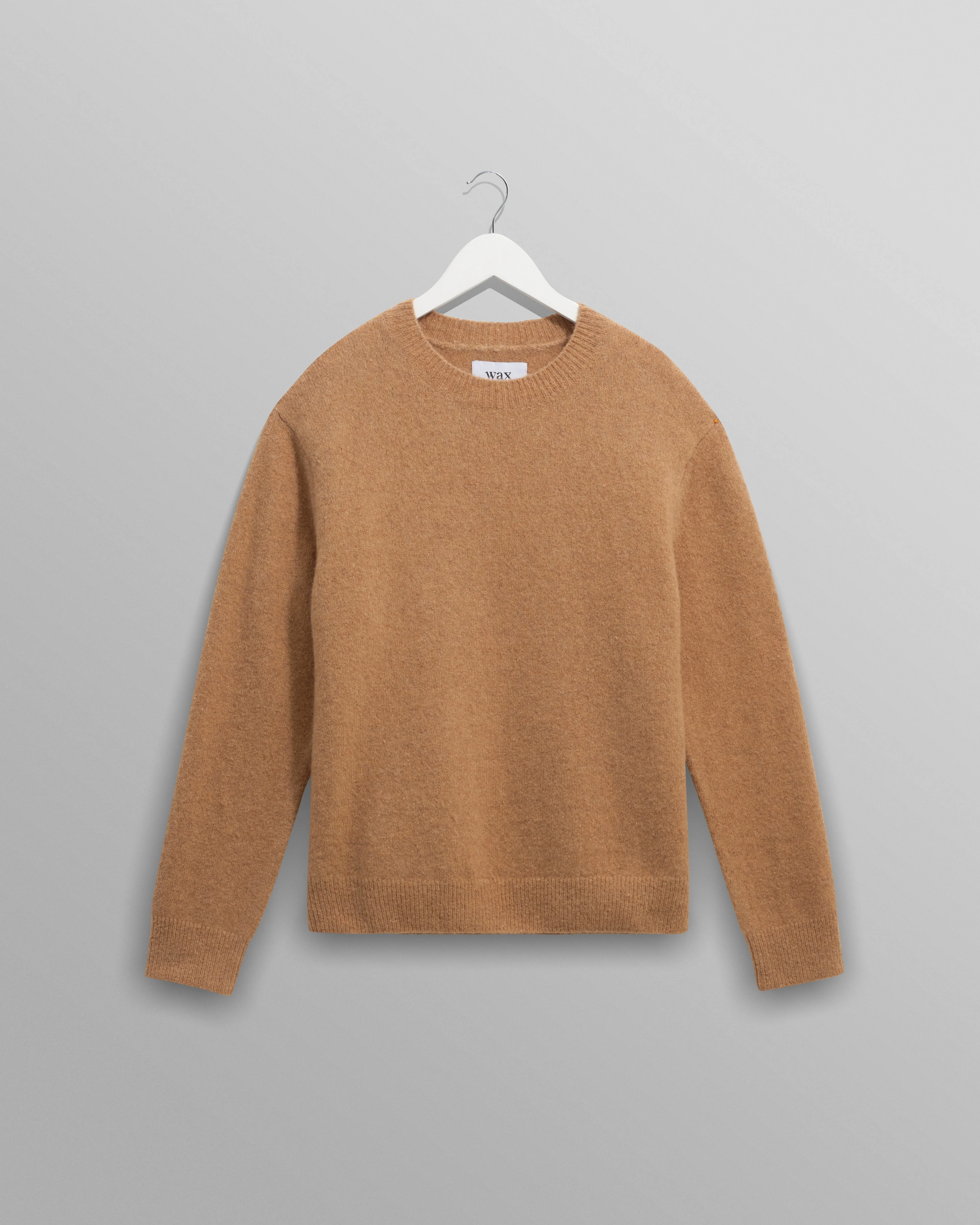 Wilde - Camel Fluffy Wool Crewneck - 1