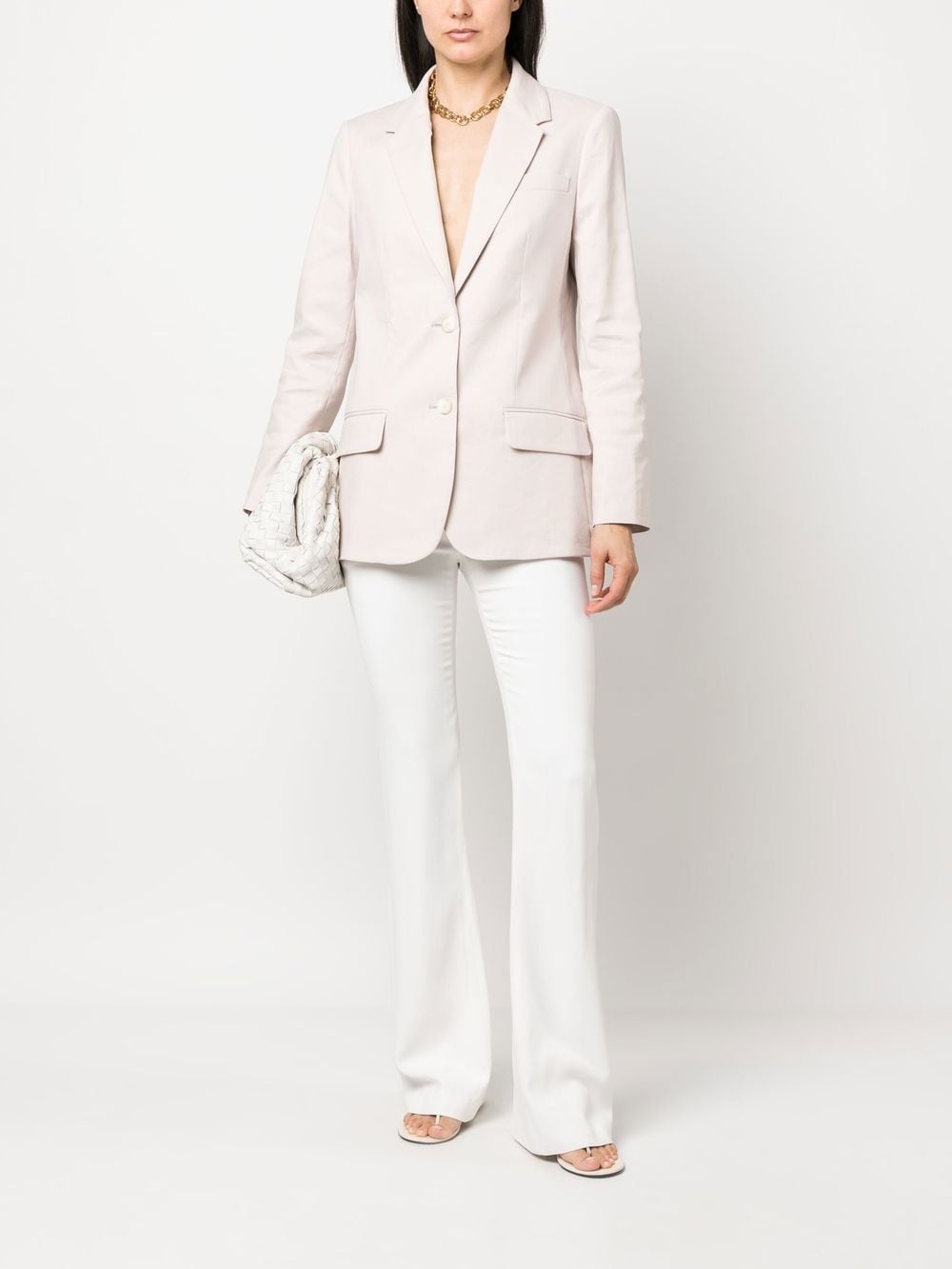 single-breasted button blazer - 2