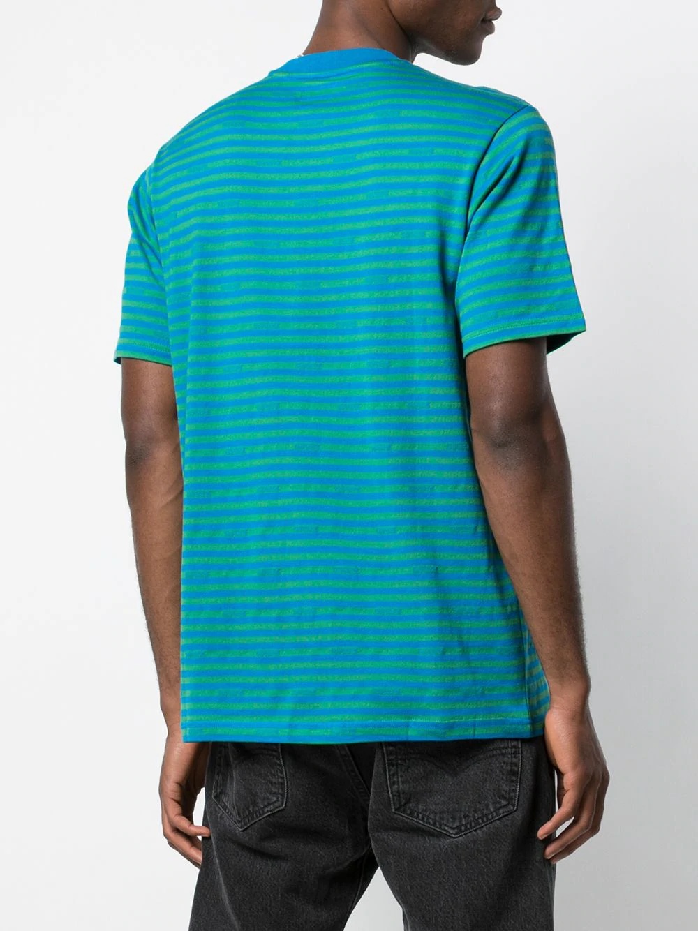 striped short-sleeve T-shirt - 4