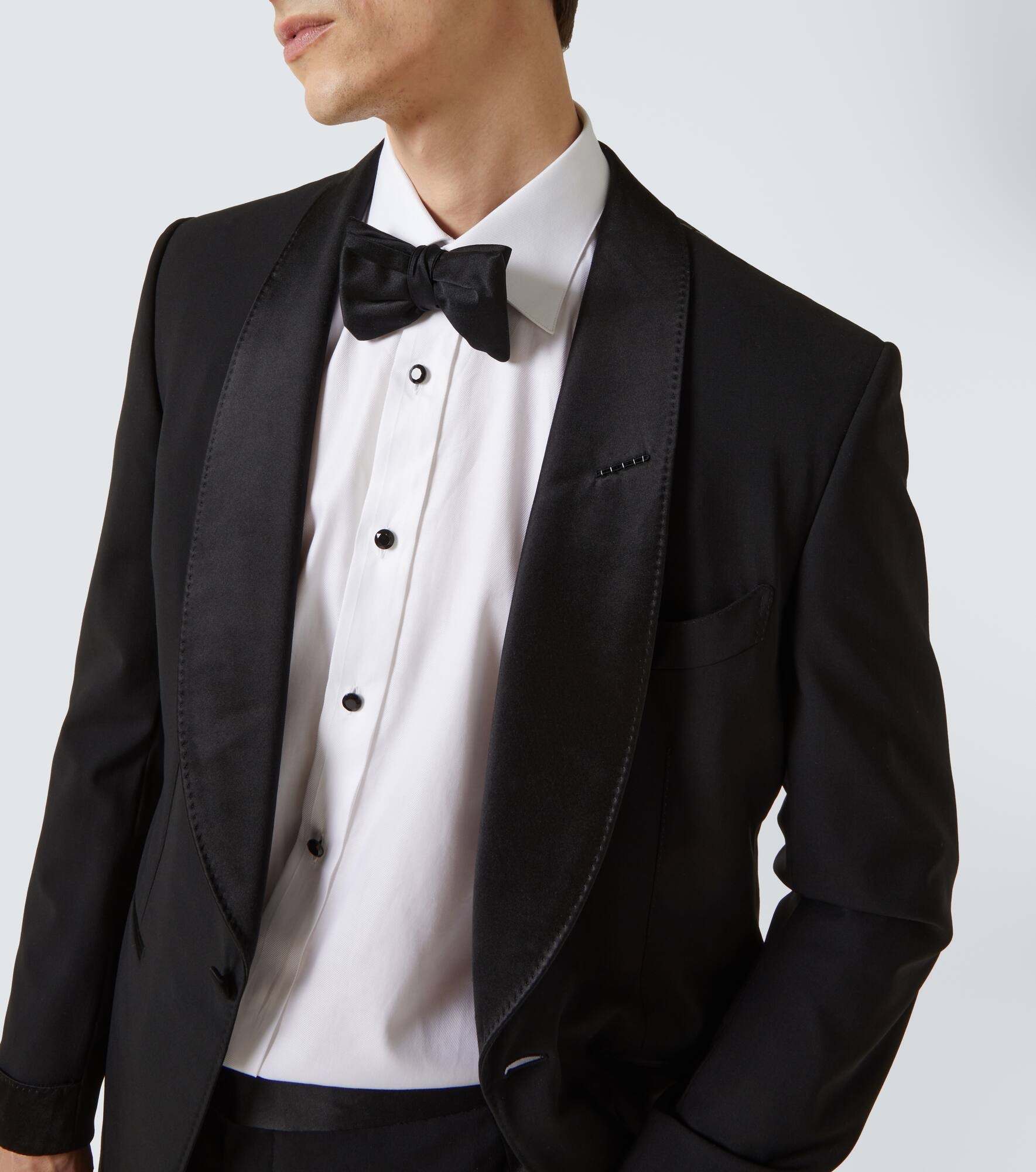 Cotton tuxedo shirt - 5