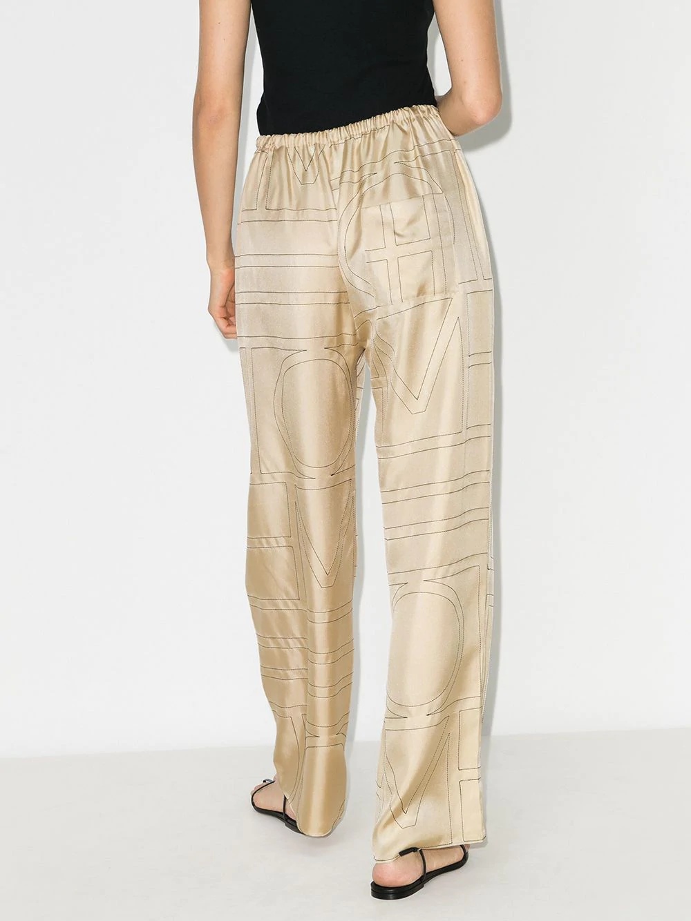 Vizelle monogram-print trousers - 3