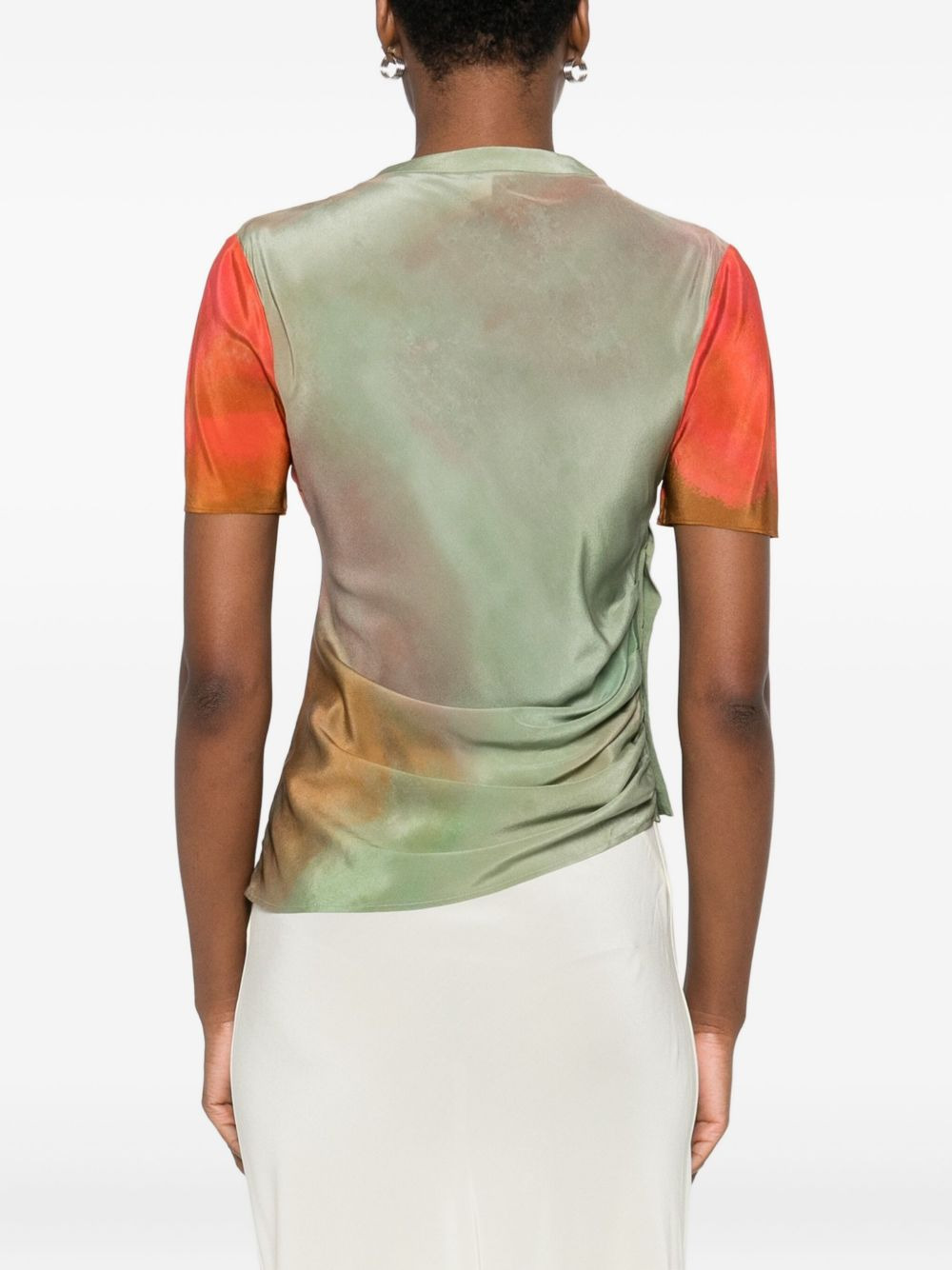 print buttoned top - 4