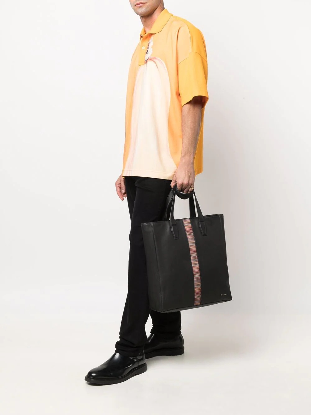 artist stripe tote bag - 2