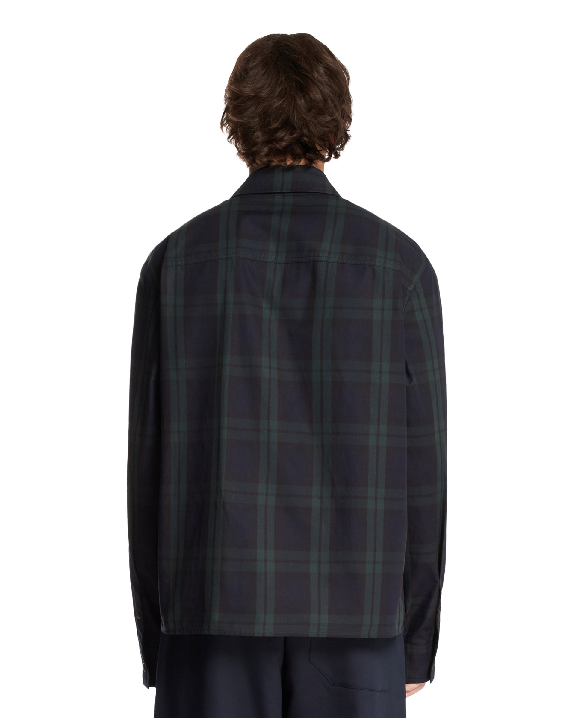 Blue Check Shirt Jacket - 3