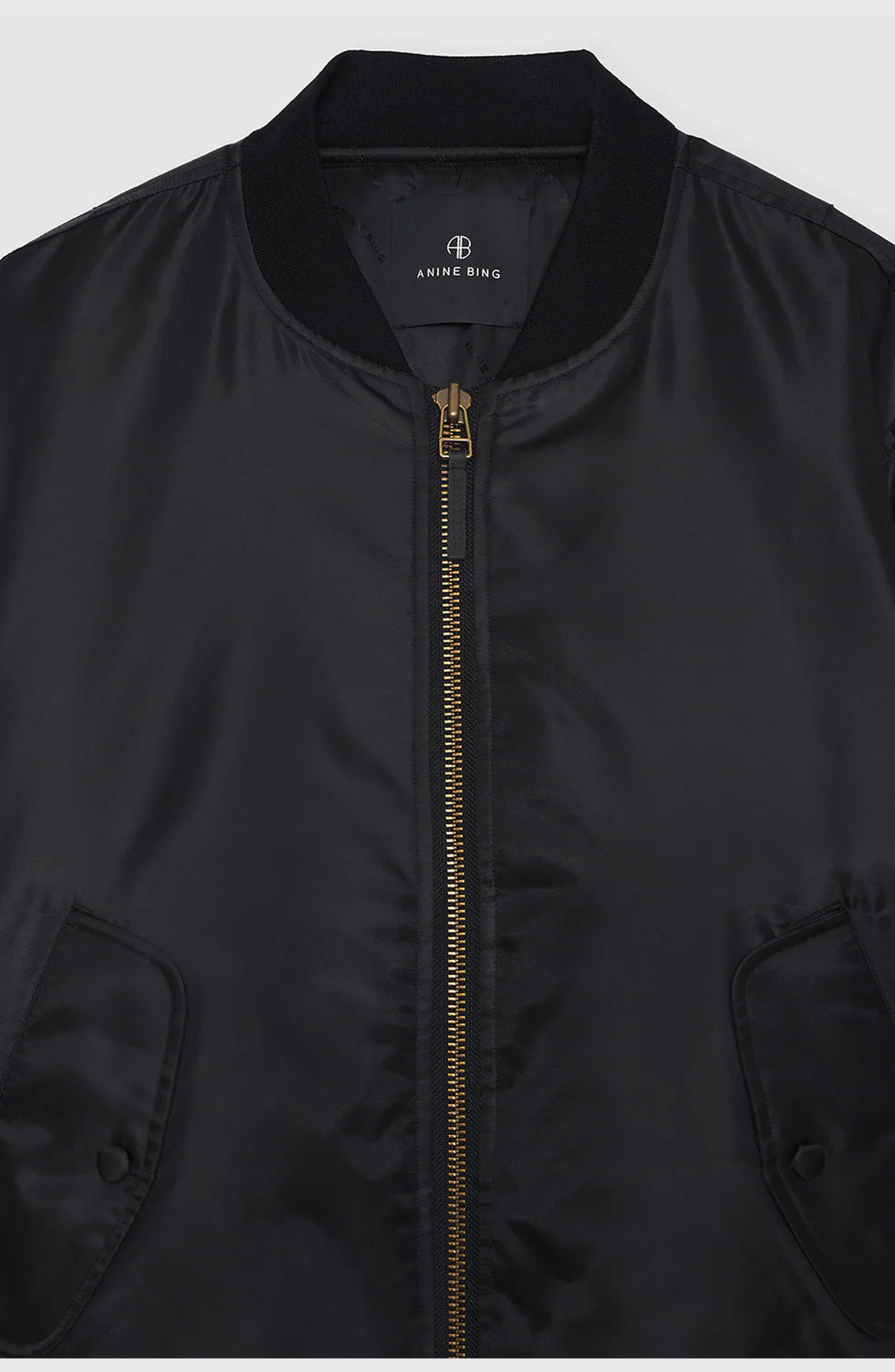 ANINE BING Leon Bomber in Black at Nordstrom - 3