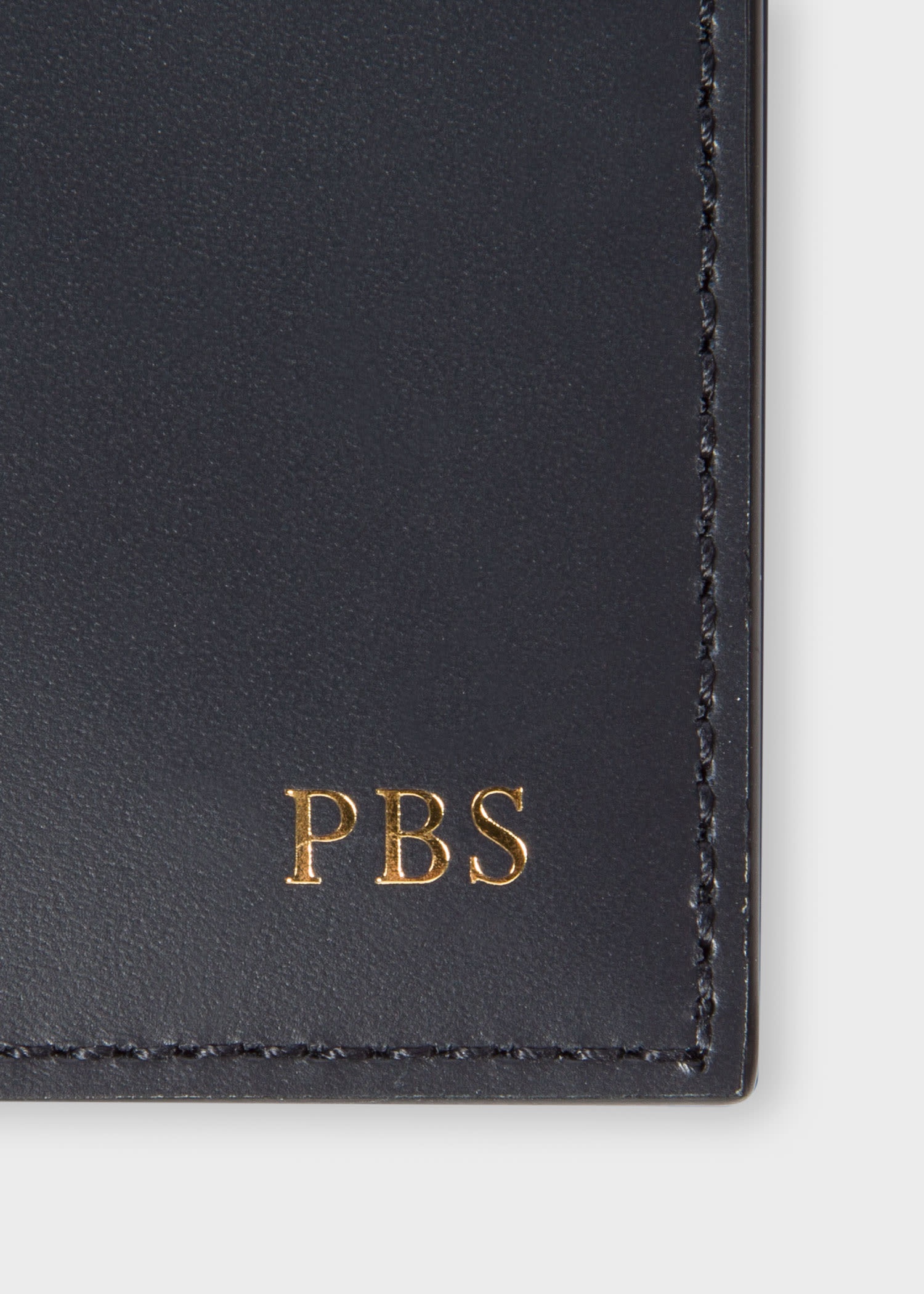 Leather Monogrammed Credit Card Wallet - 5