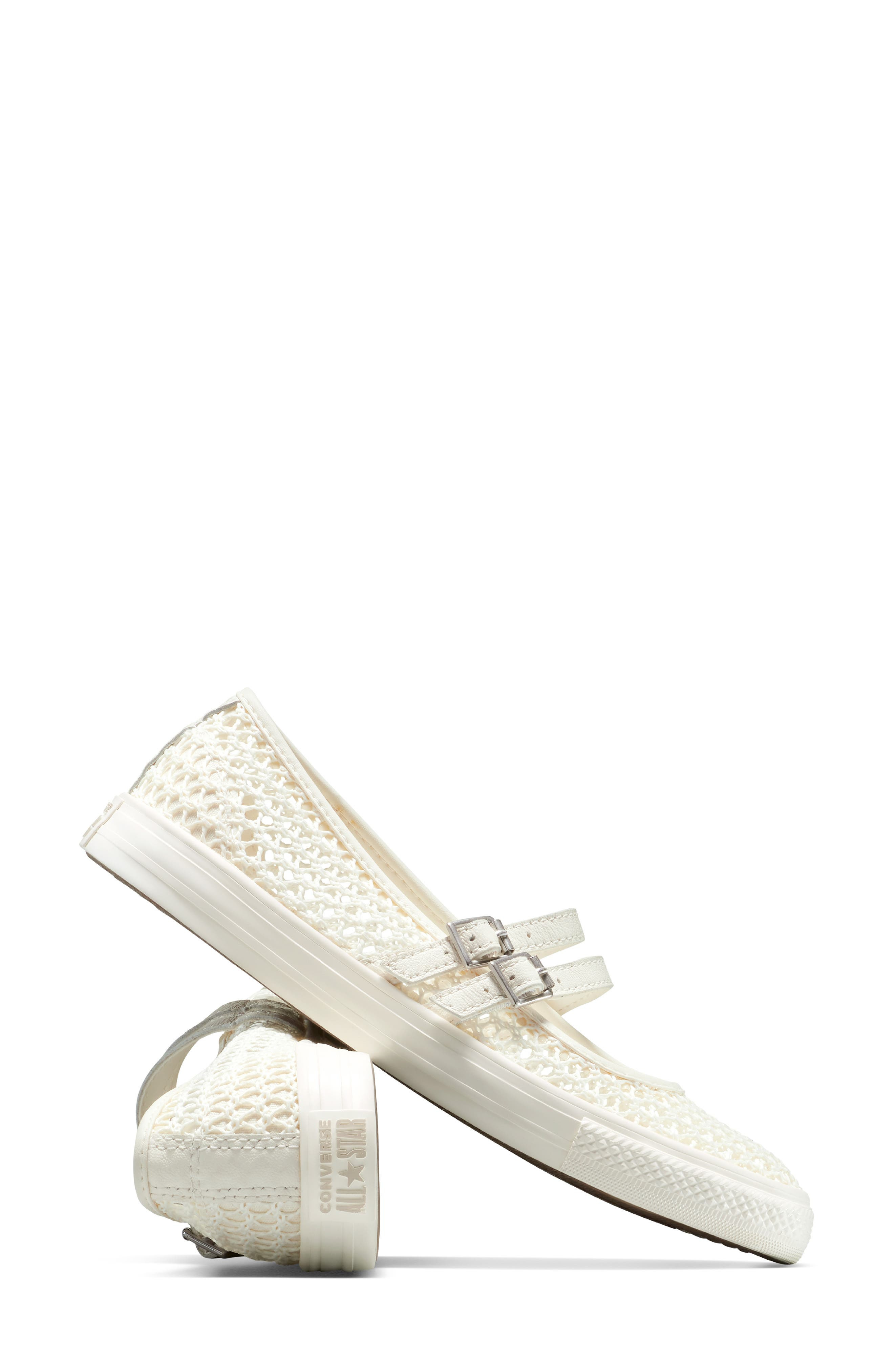 Converse Chuck Taylor All Star Dainty Mary Jane Sneaker in Egret/Papyrus at Nordstrom - 5