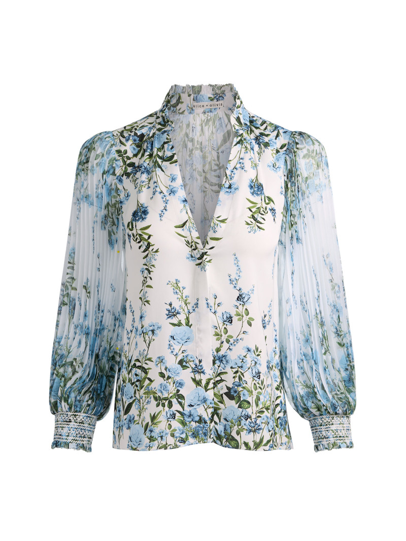 ILAN BUTTON DOWN BLOUSE 1
