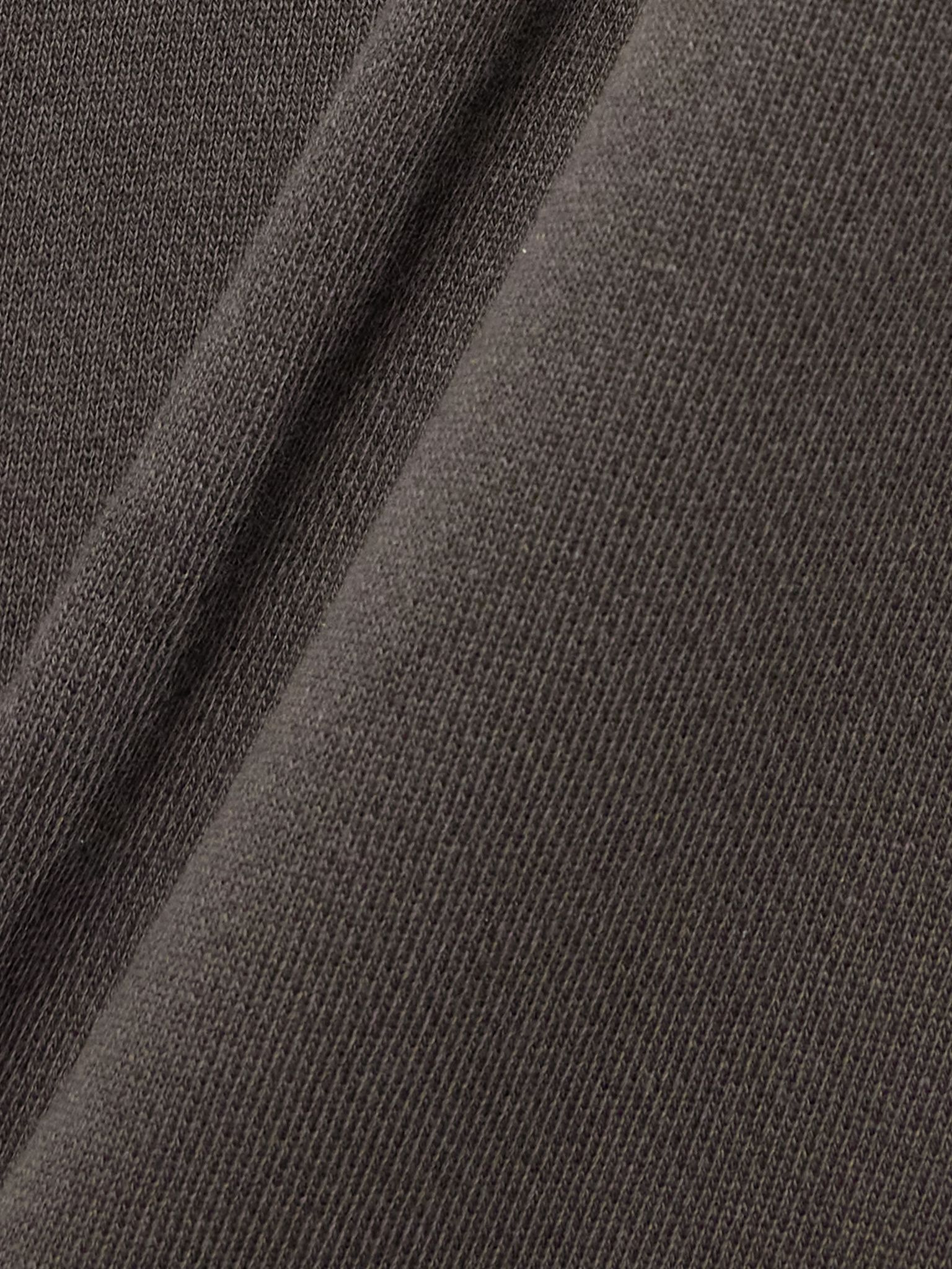 Cotton-jersey flared track pants Gray - 5