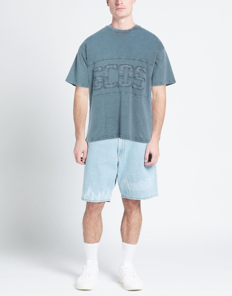 GCDS Deep jade Men's Oversize-t-shirt outlook