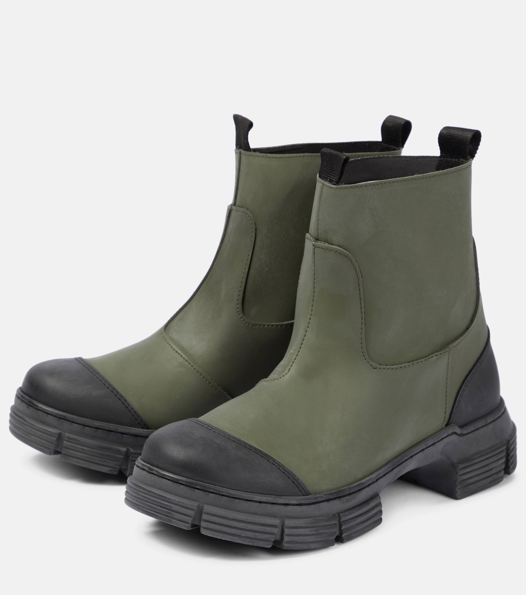 Rubber ankle boots - 5