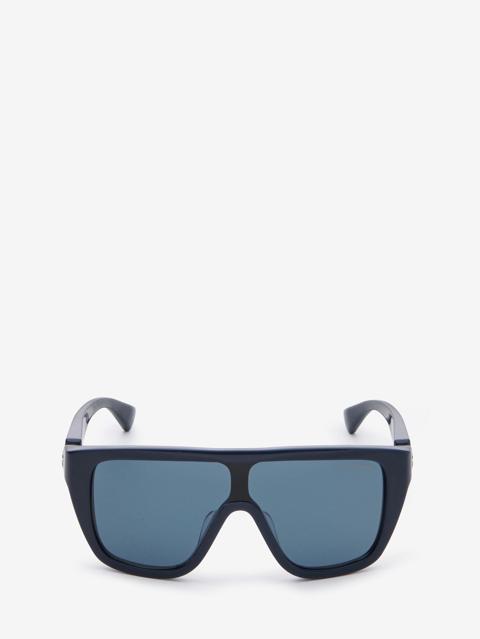 Floating Skull Mask Sunglasses in Midnight Blue - 1