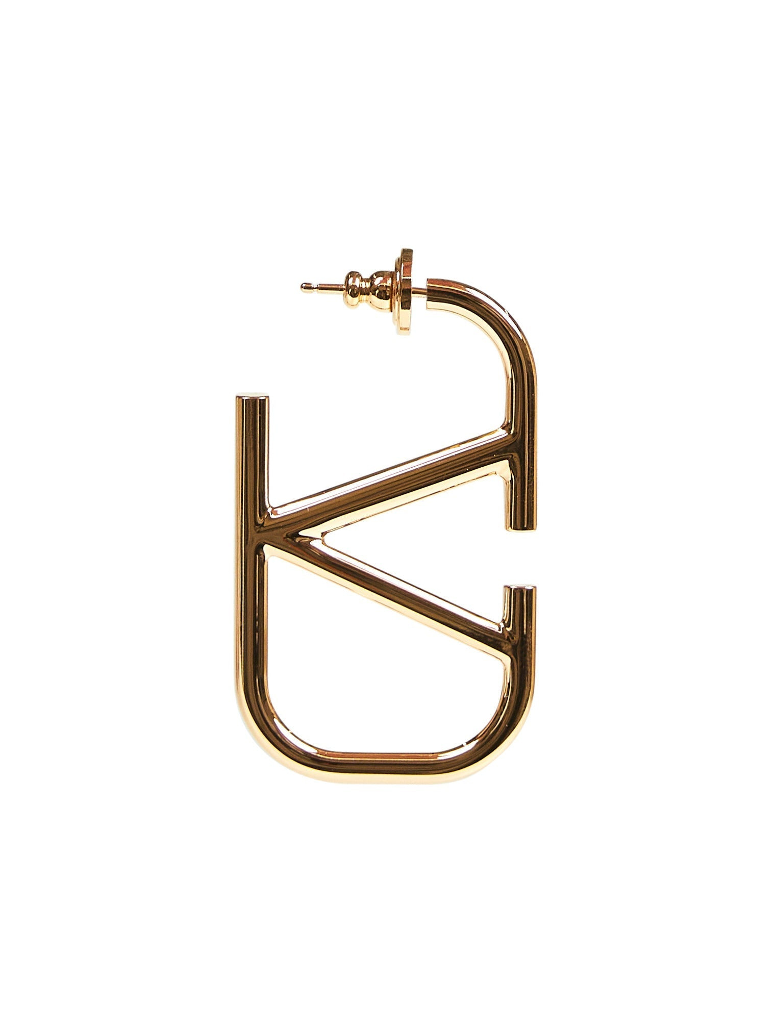Valentino Garavani Women Gold Metal Vlogo Signature Earrings - 2
