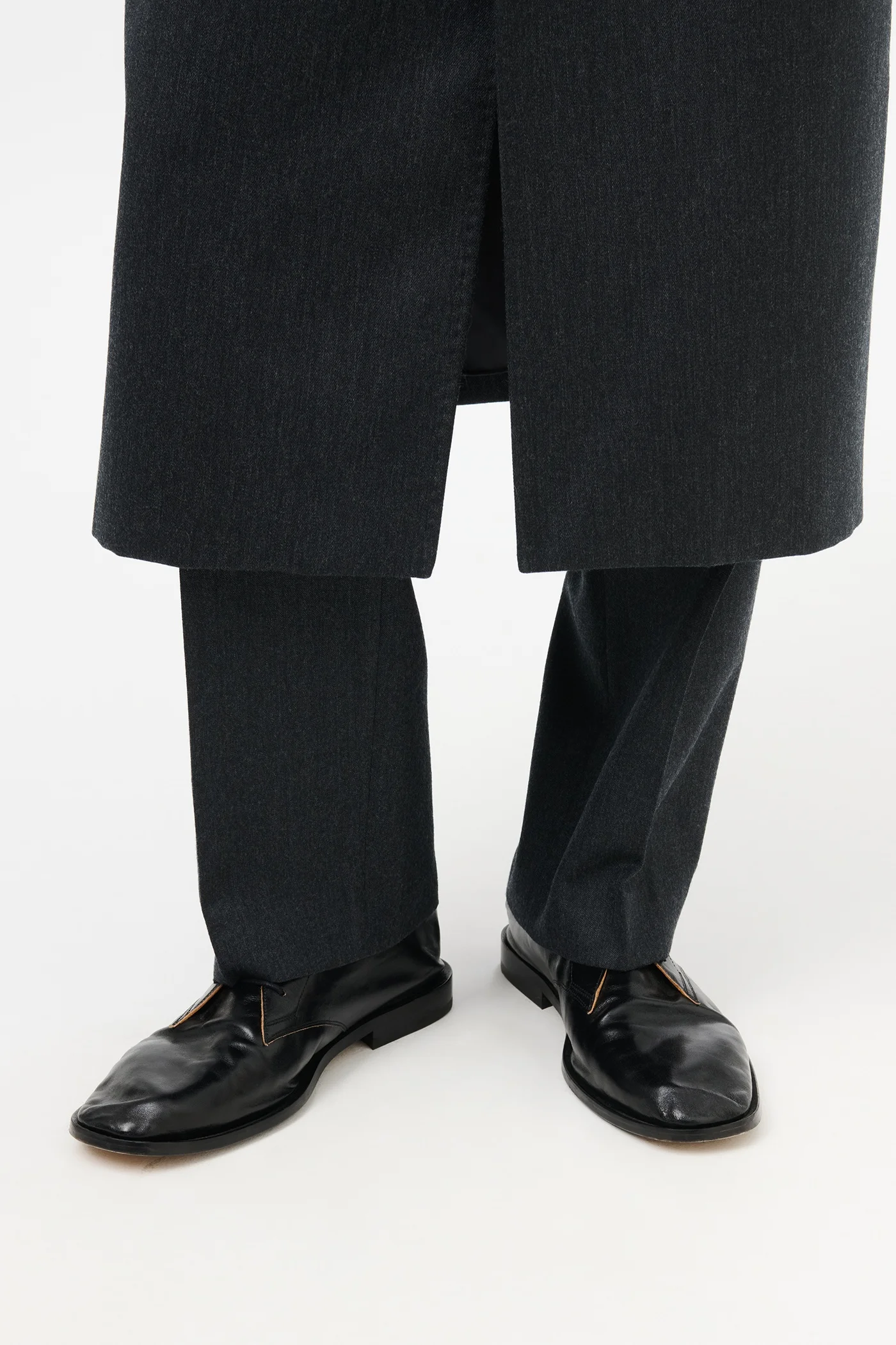 Our Legacy Collapsing Consultant True Dye Black Leather | REVERSIBLE