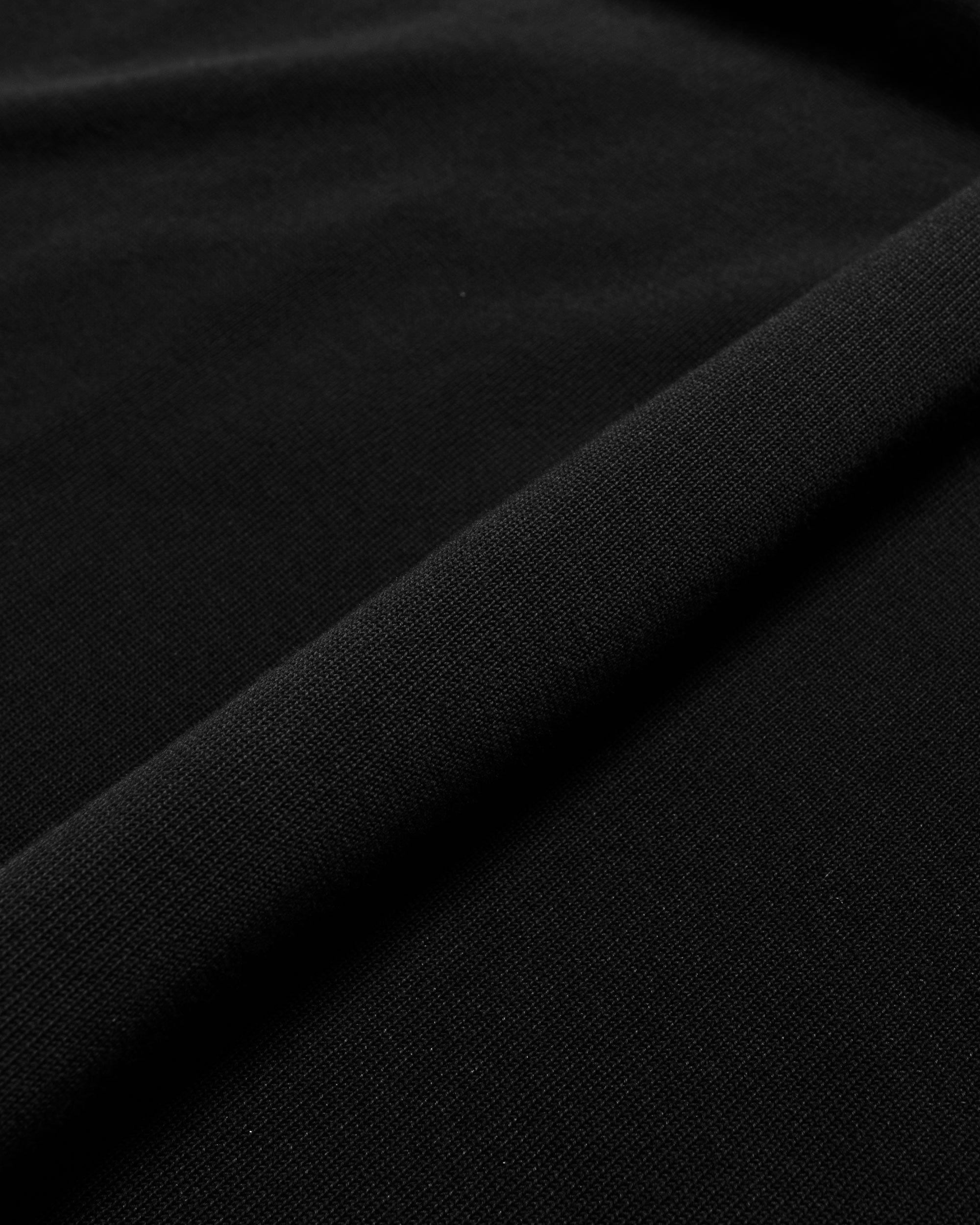Knit Polo Solid 12G Black - 5