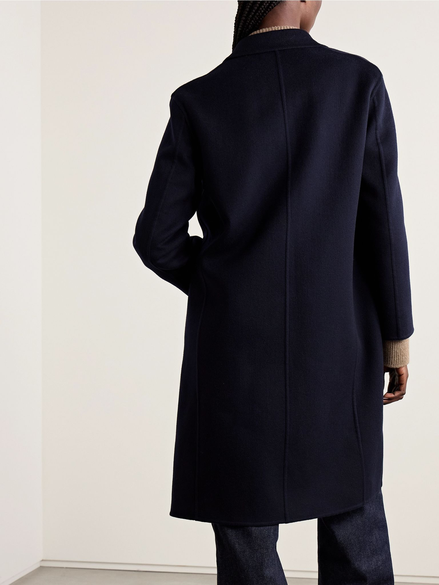 Fedra cashmere coat Navy - 4