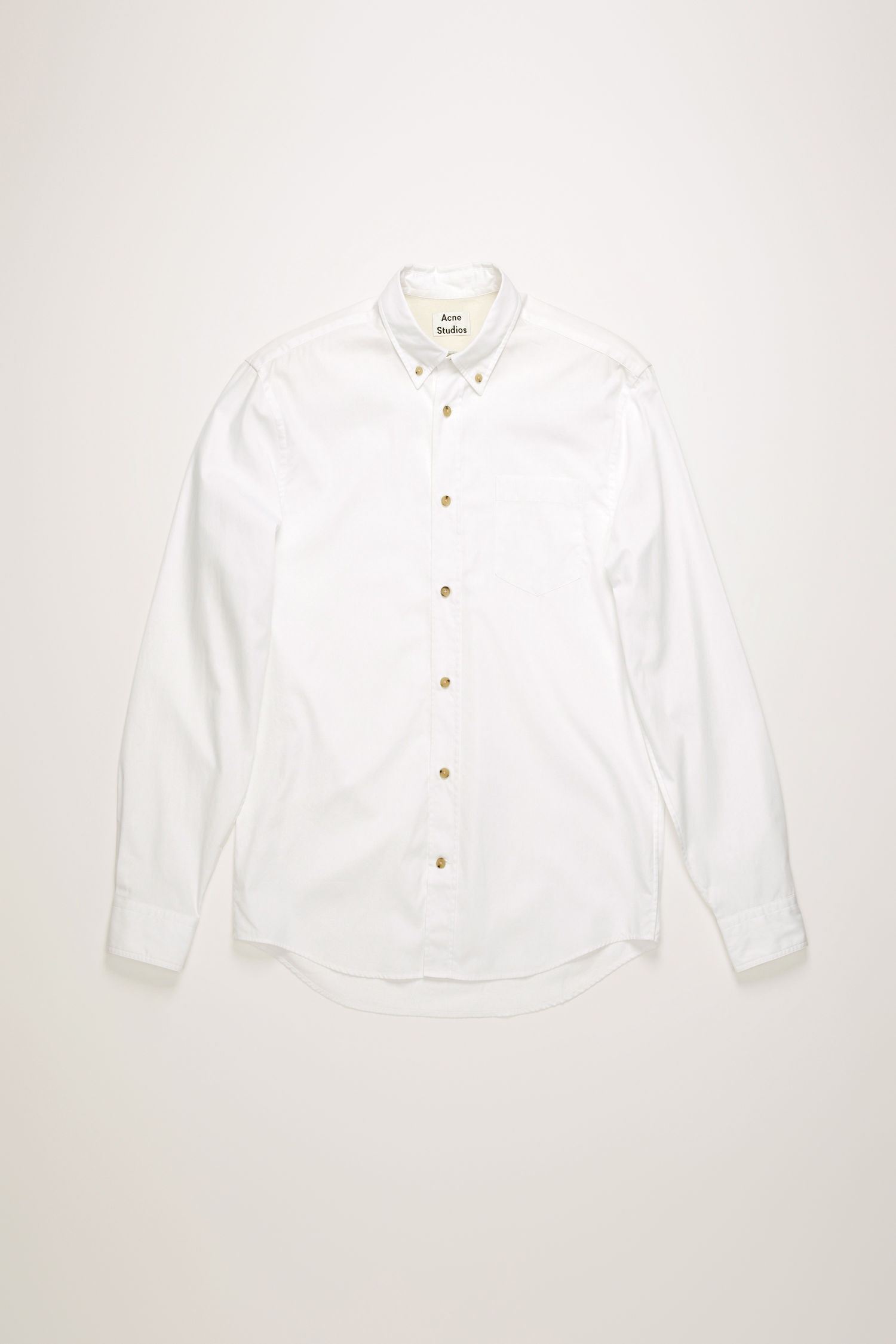 Classic cotton poplin shirt optic white - 1