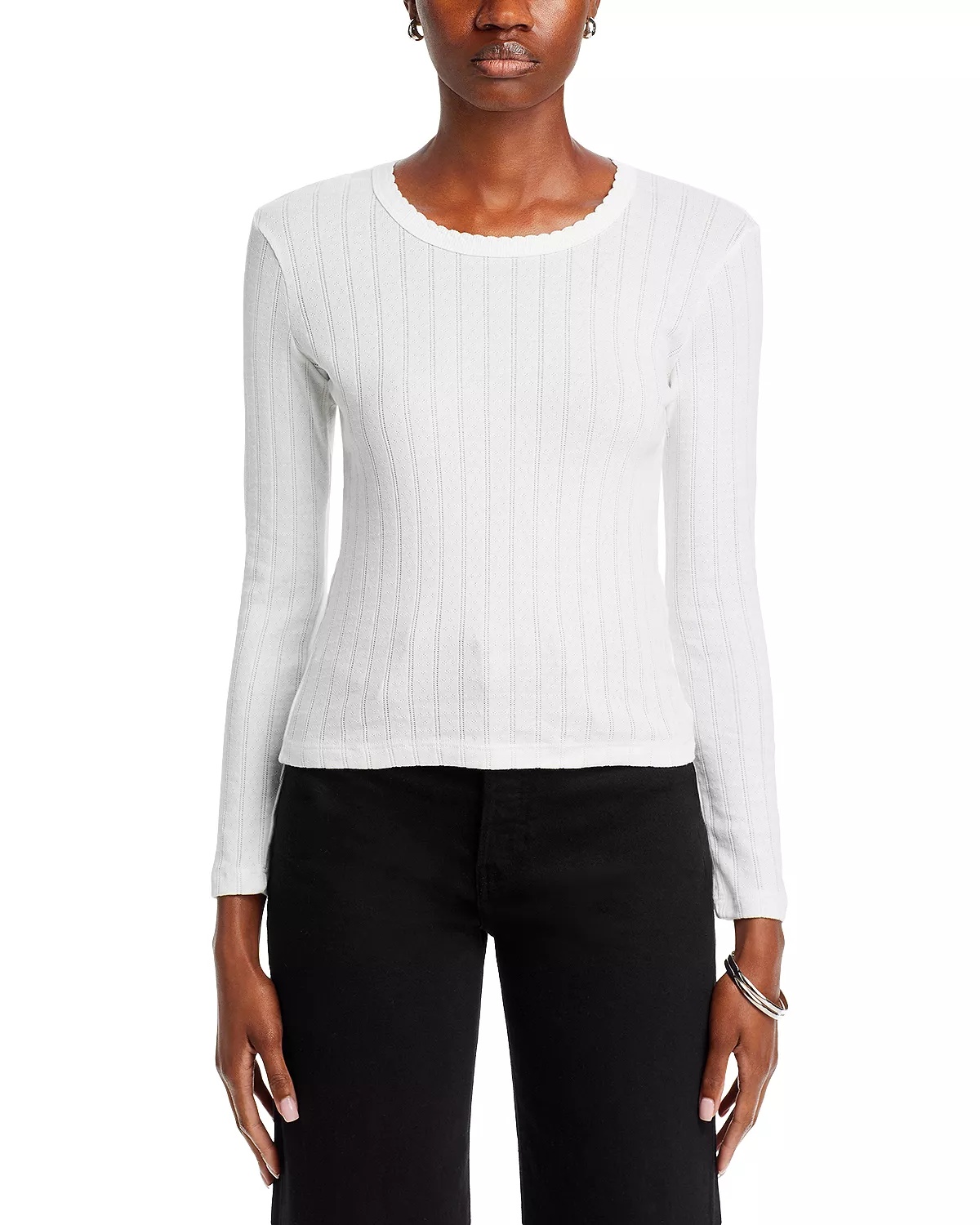 Pointelle Tee - 6