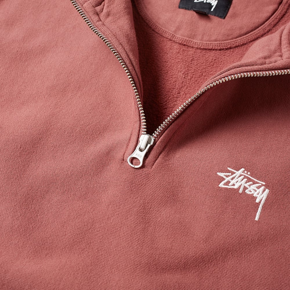 Stussy Logo Half Zip Sweat - 3