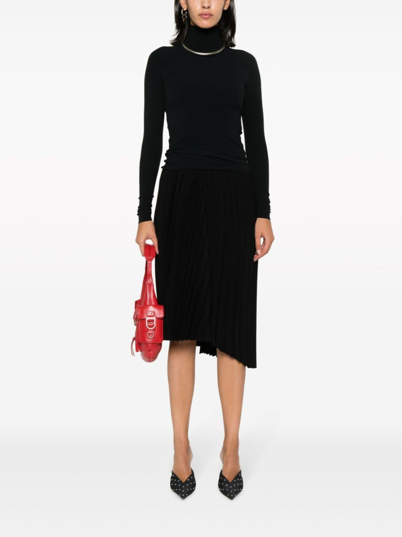 BALENCIAGA ribbed-knit roll-neck jumper outlook