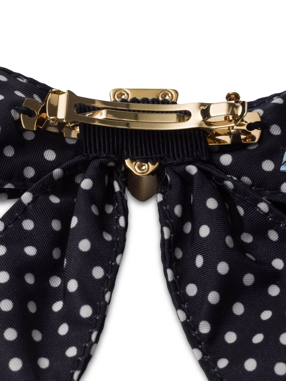 polka dot hair bow - 2