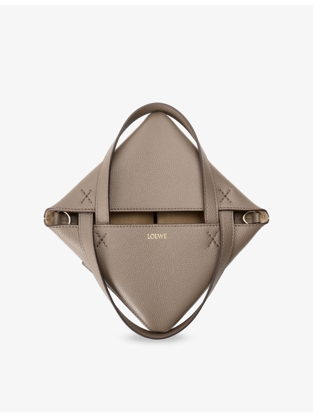 Puzzle Fold Mini Leather Tote Bag - 9