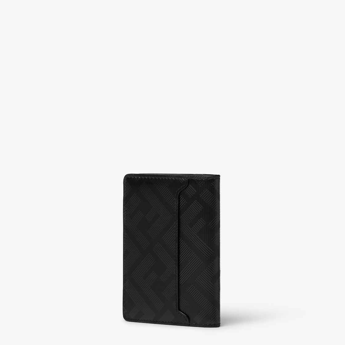 Compact bi-fold card holder with three inside card slots and one flat pocket inside and on the back. - 3